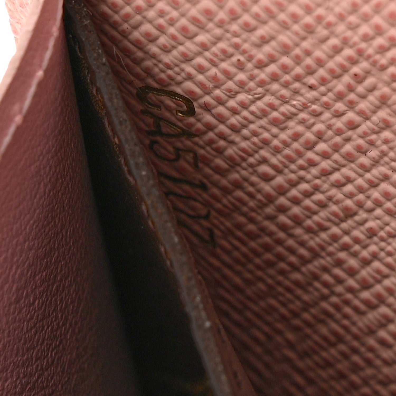 Monogram Emilie Wallet Rose Ballerine