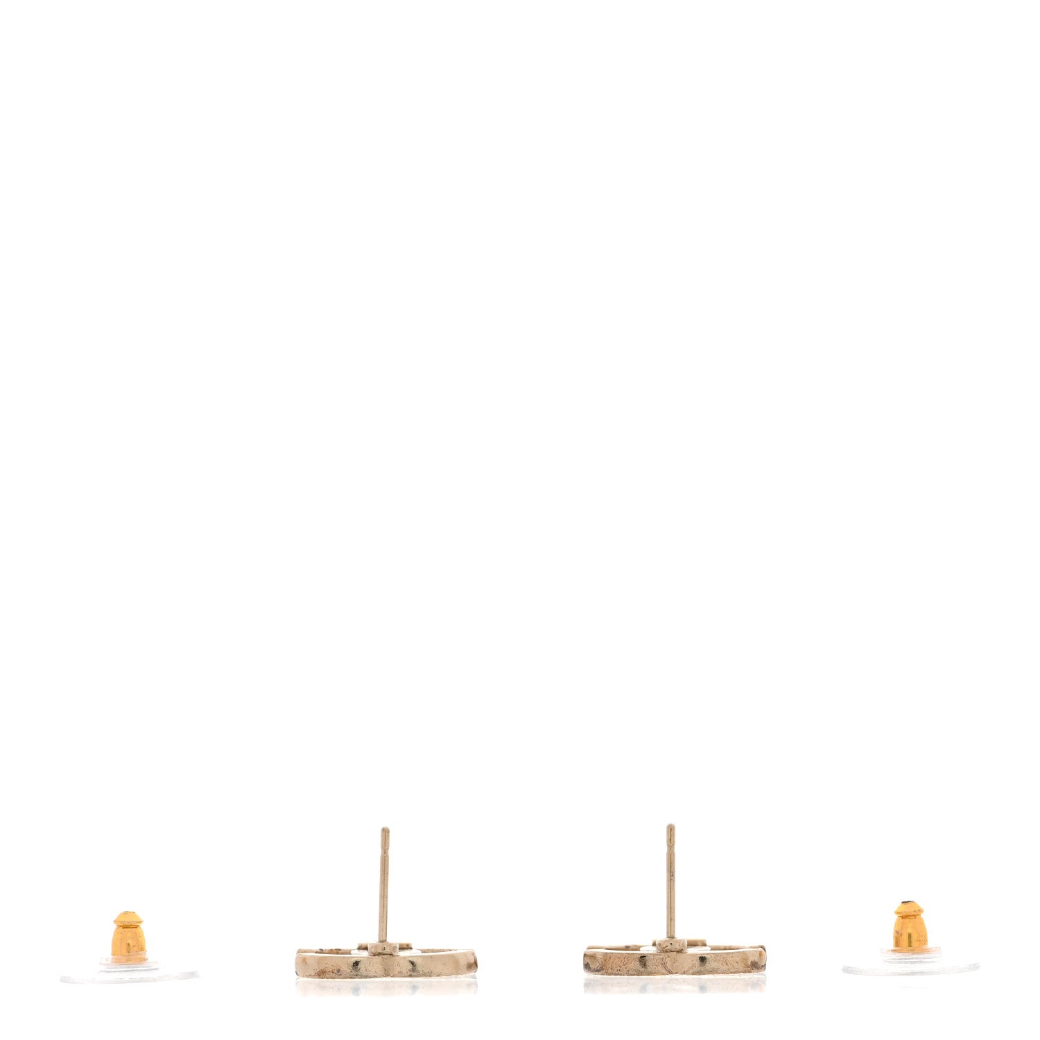 Crystal CC Earrings Gold