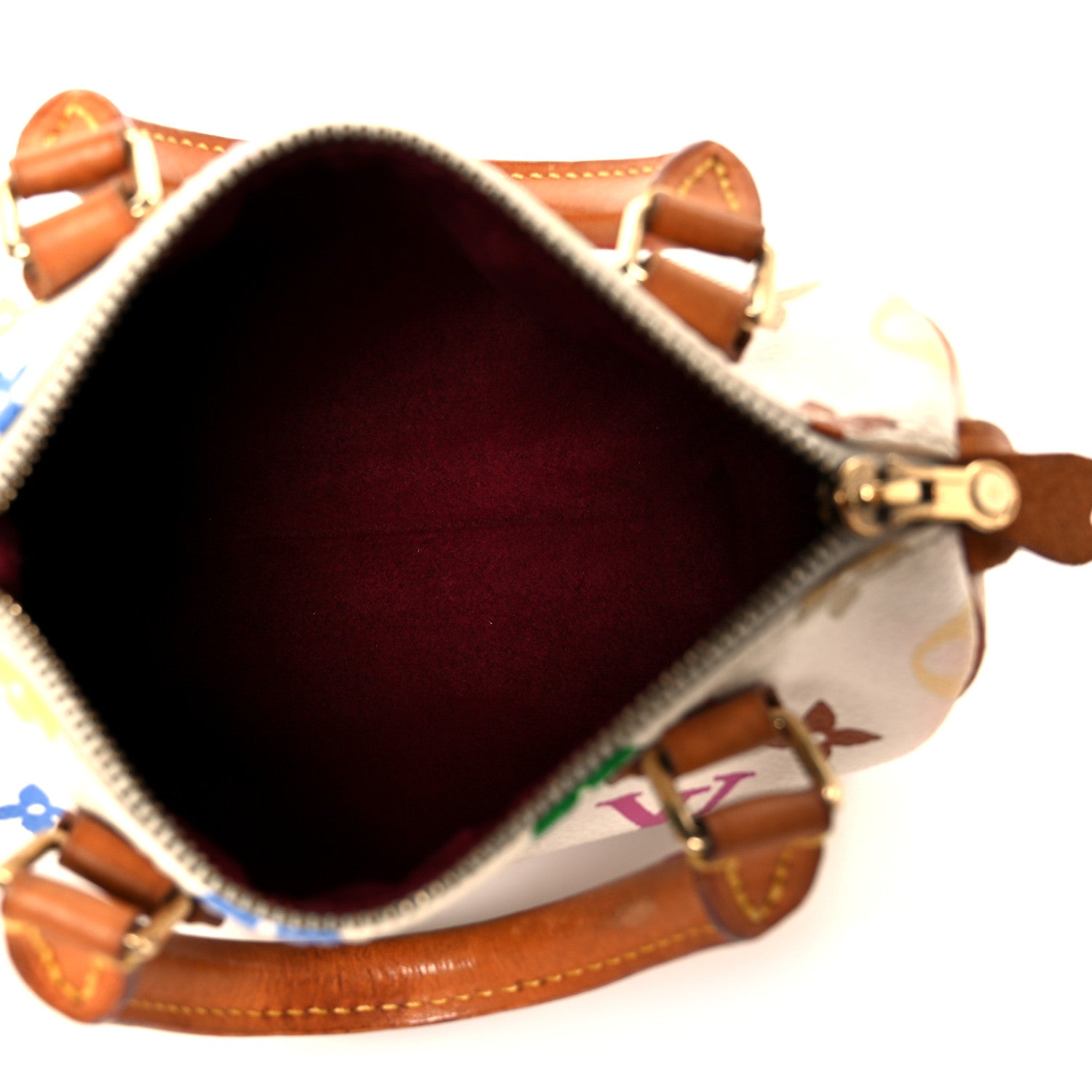 Monogram Multicolor Mini Sac HL Speedy White