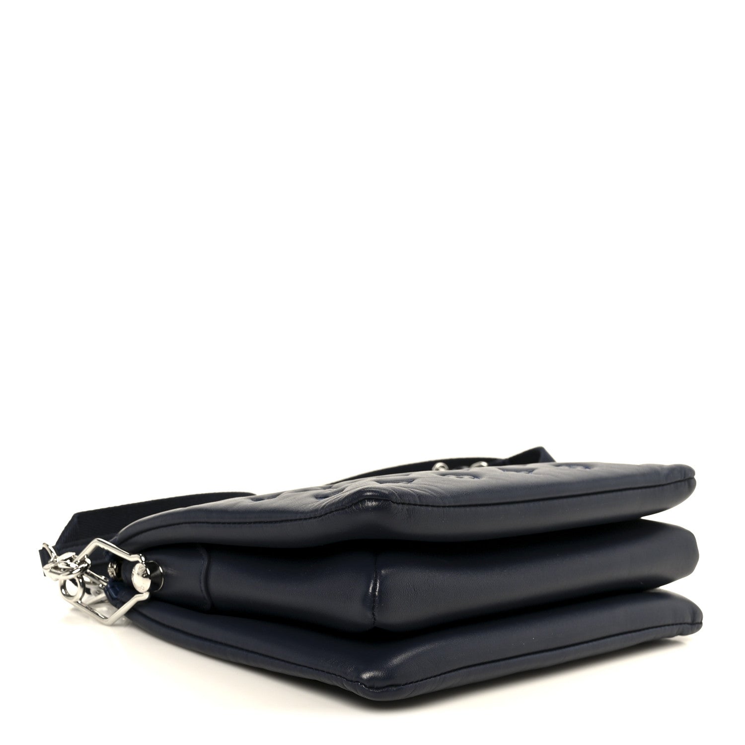 Lambskin Embossed Monogram Coussin PM Navy