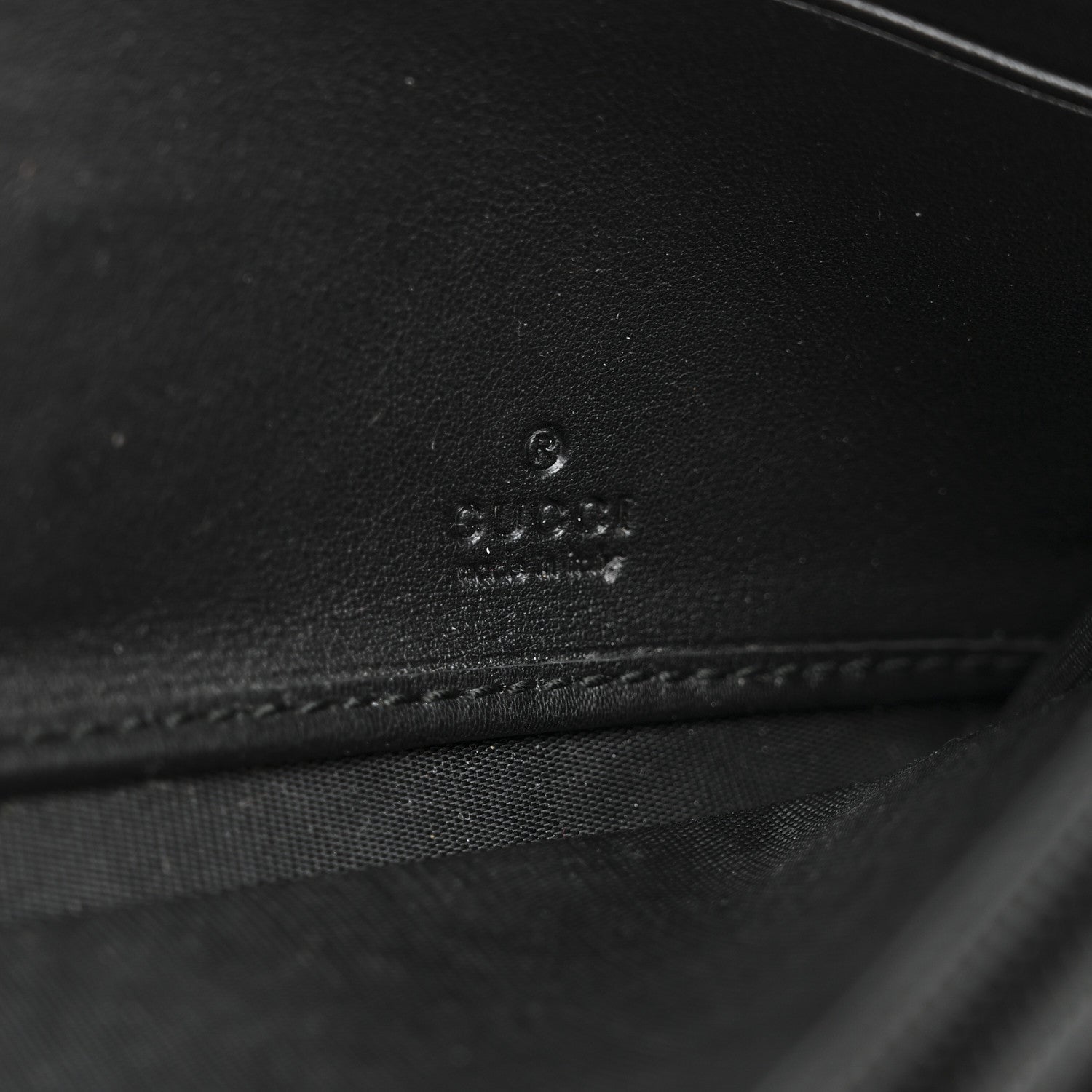 Guccissima Signature Microguccissima Bree Continental Wallet Black