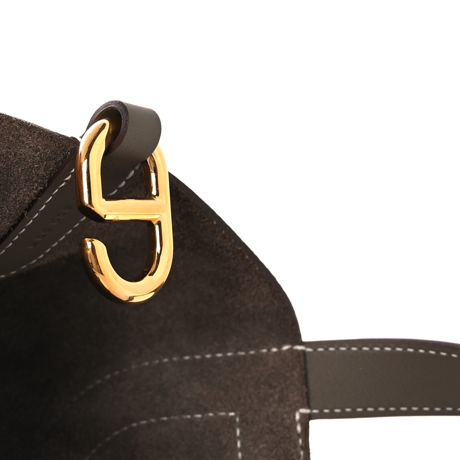 Taurillon Clemence Swift In-The-Loop 18 Bag Etoupe