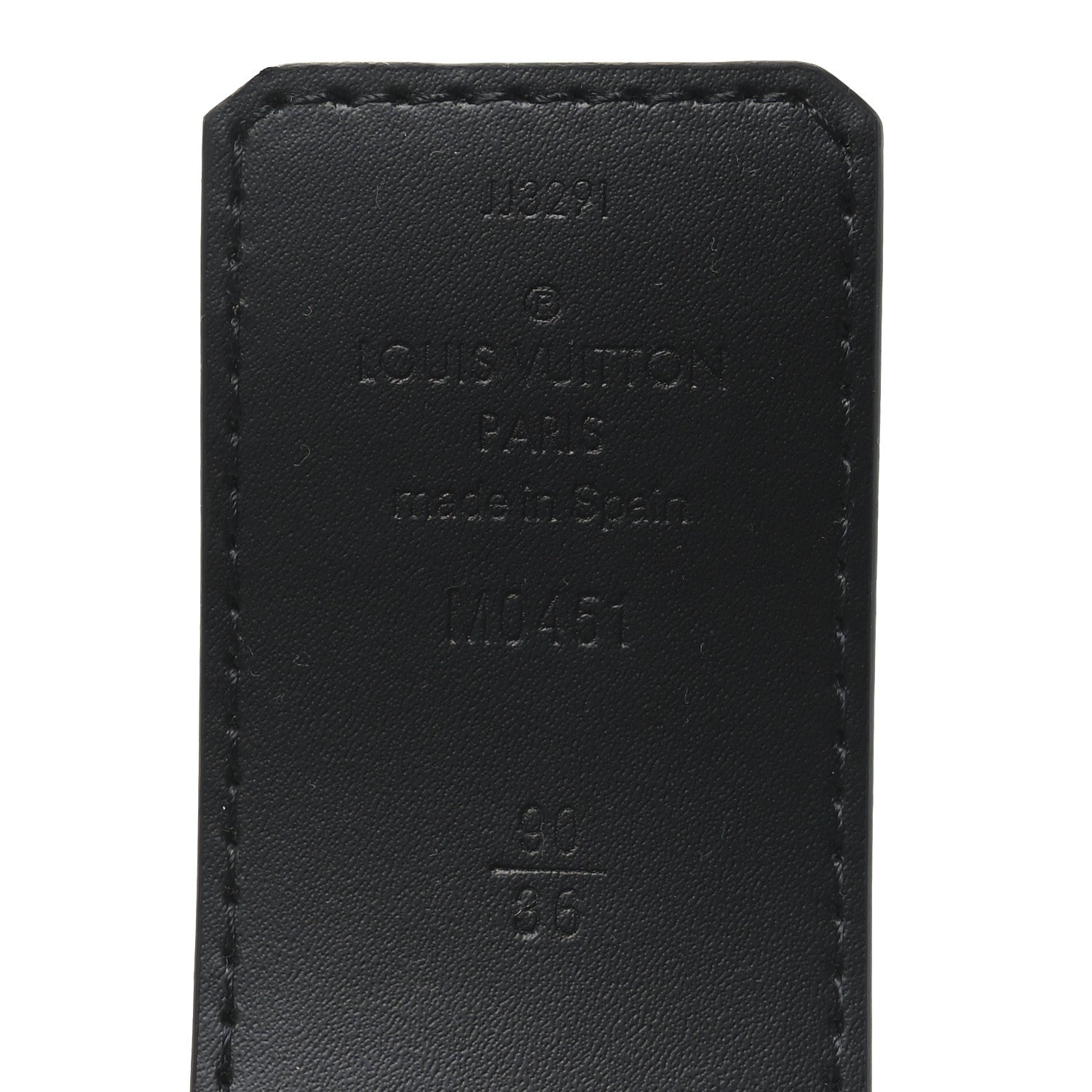 Calfskin Monogram Eclipse 40mm Shake LV Initiales Reversible 90 36 Belt