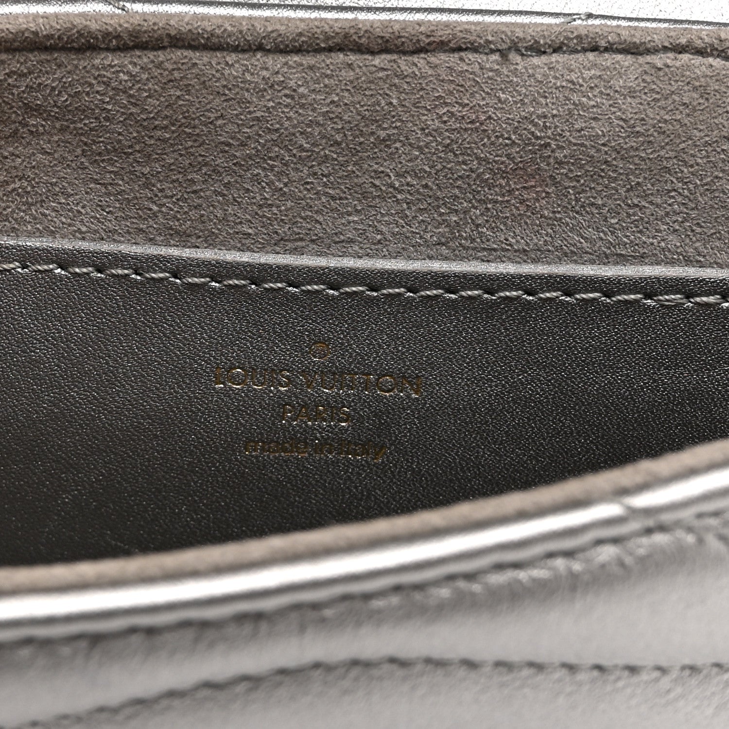 Calfskin New Wave Multi Pochette Metallic Grey