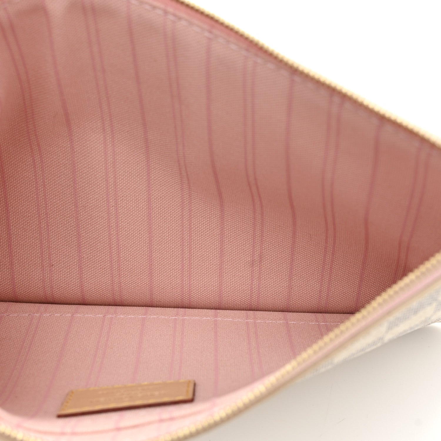 Damier Azur Neverfull MM GM Pochette Rose Ballerine