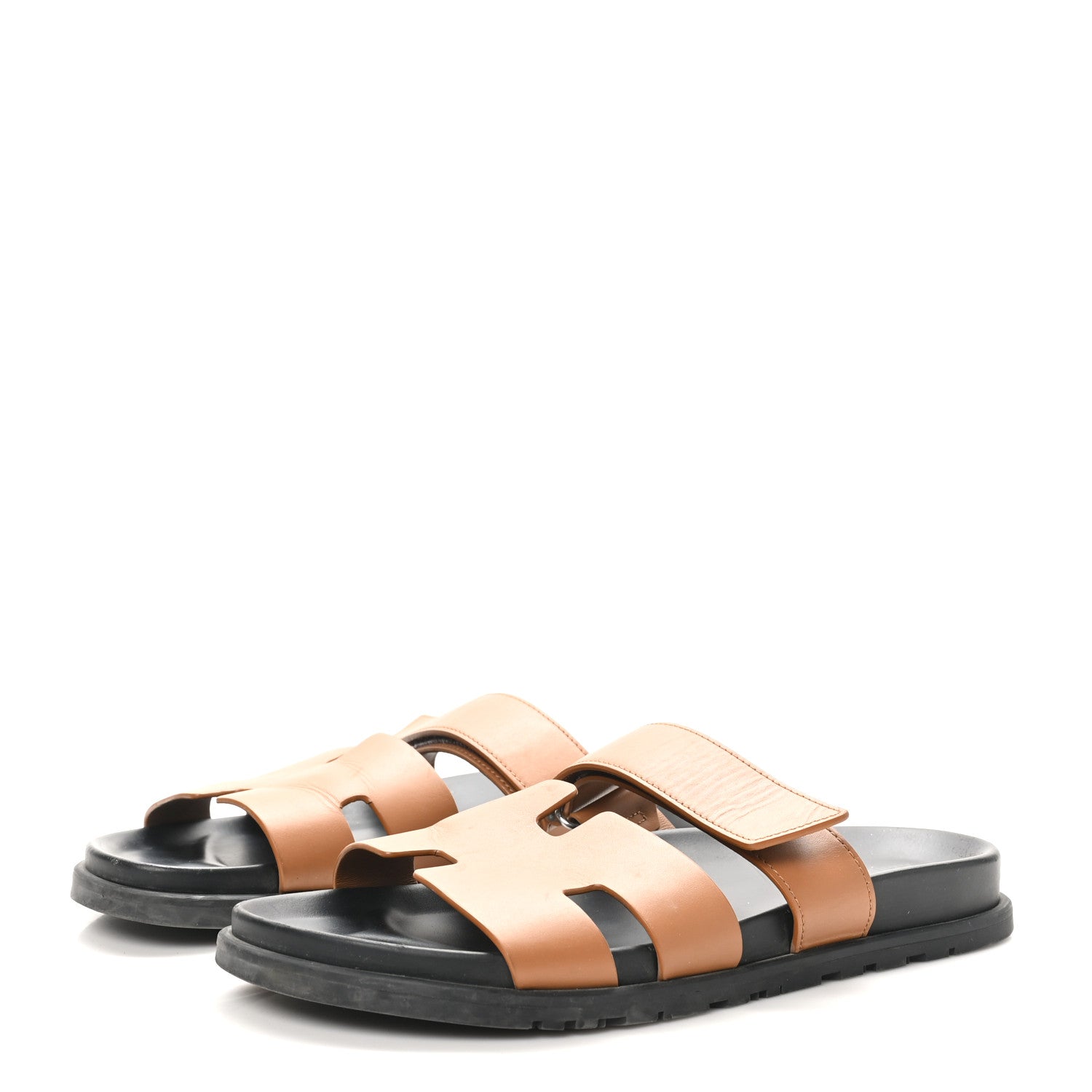 Calfskin Mens Chypre Sandals 40 Naturel