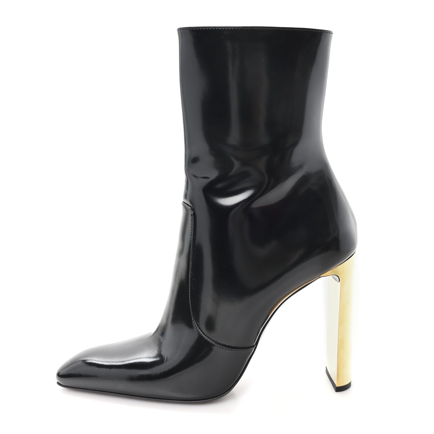 Vitello Marilyn Auteuil 105 Ankle Zip Boots 40 Black