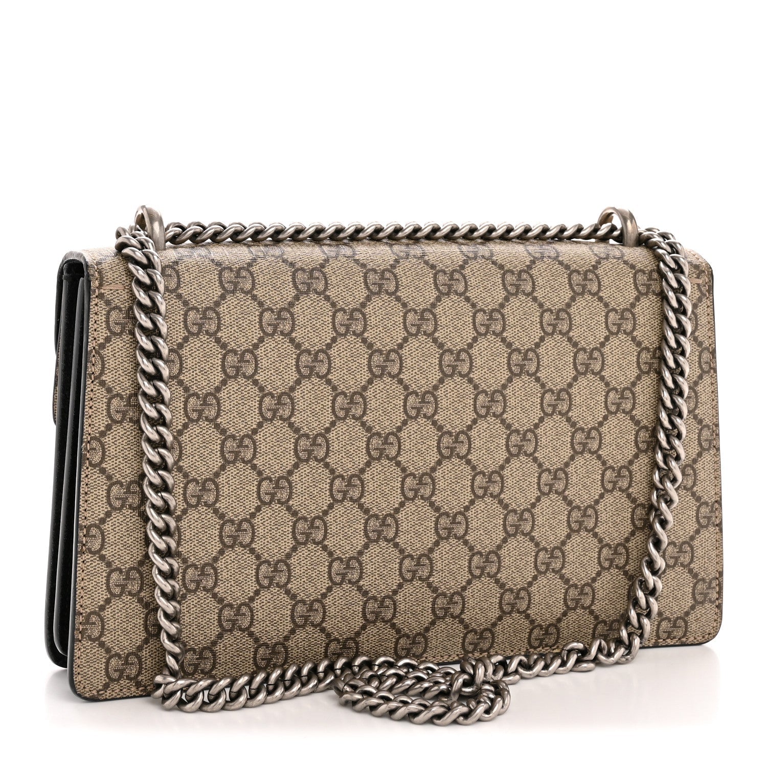 GG Supreme Monogram Small Dionysus Shoulder Bag Black