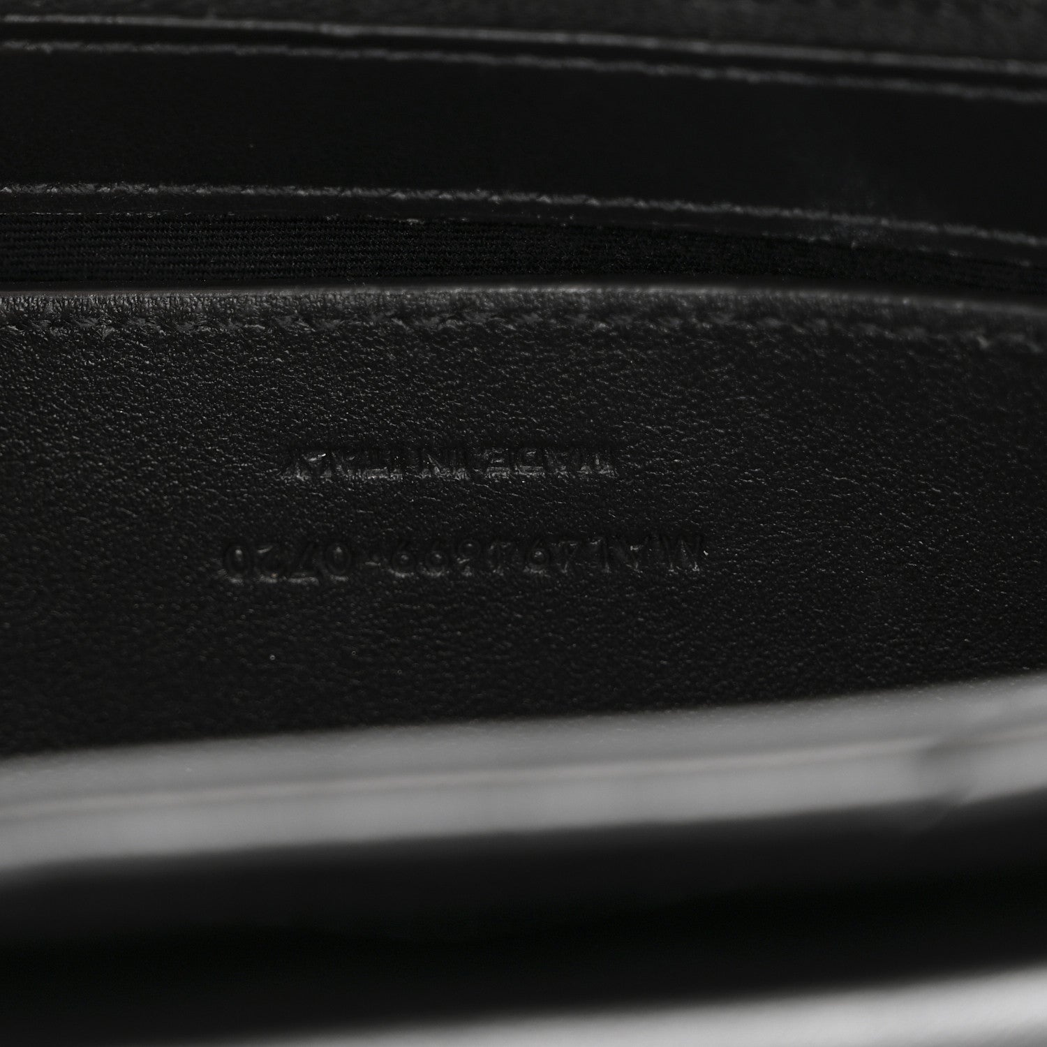 Calfskin Y Quilted Monogram Monochrome Small Loulou Chain Satchel Black