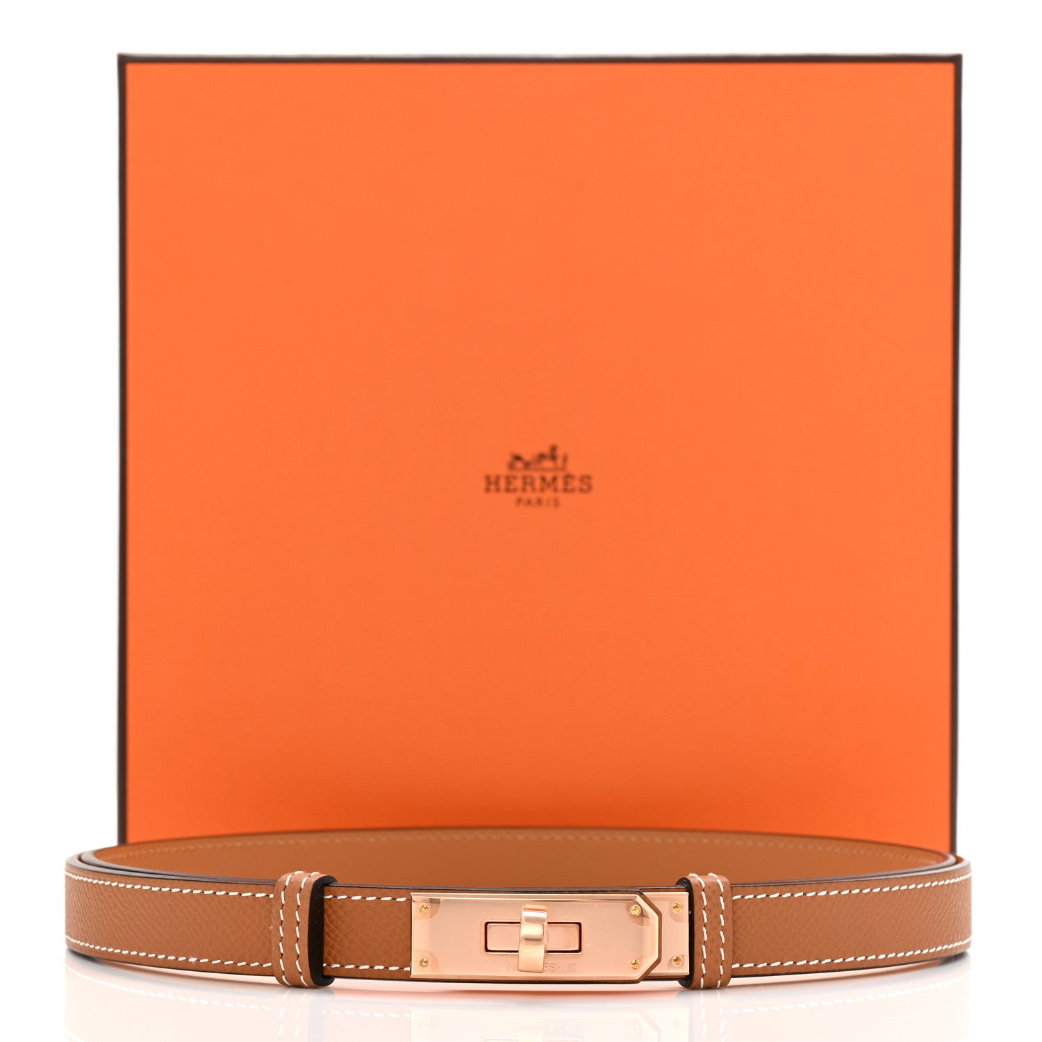 Epsom Kelly Belt Gold