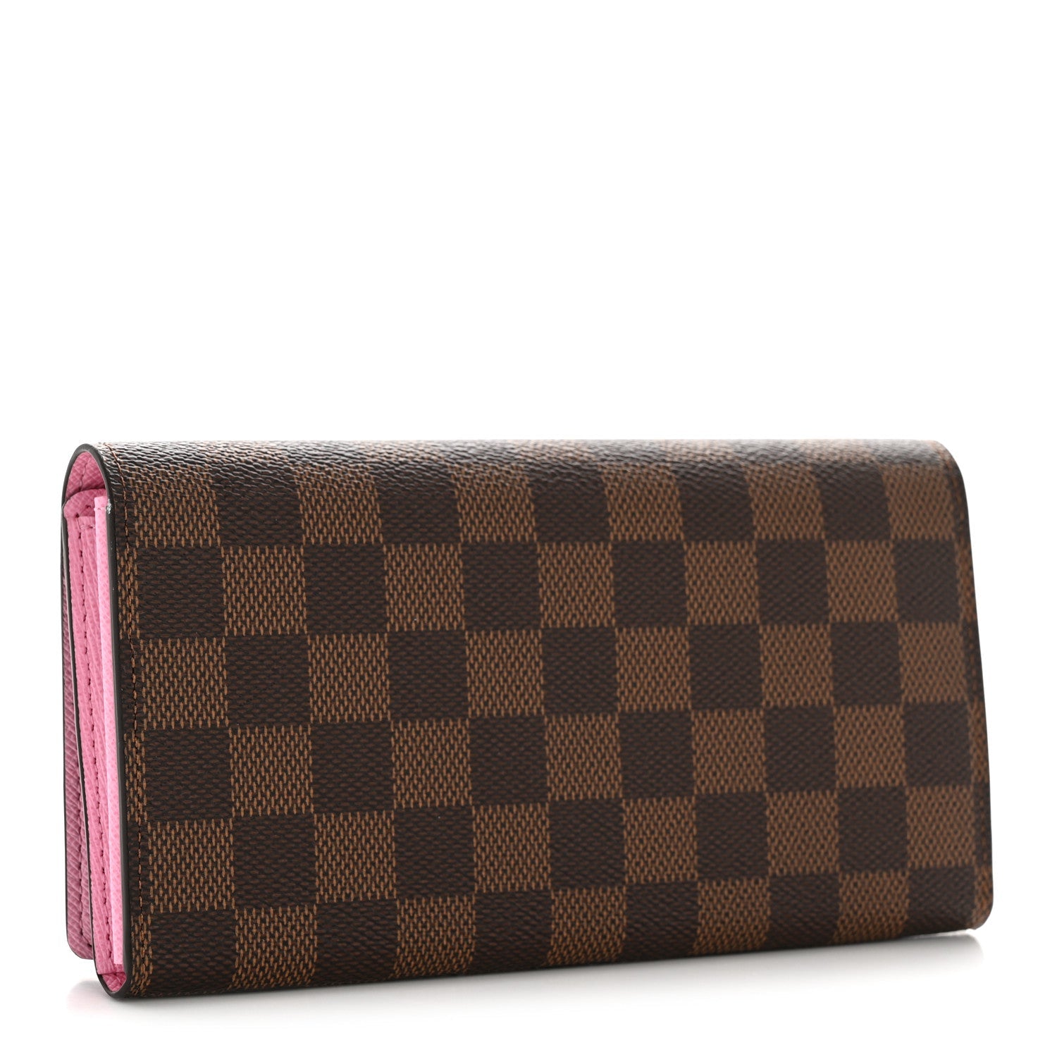 Damier Ebene 2022 Christmas Animation Paris Sarah Wallet Pink