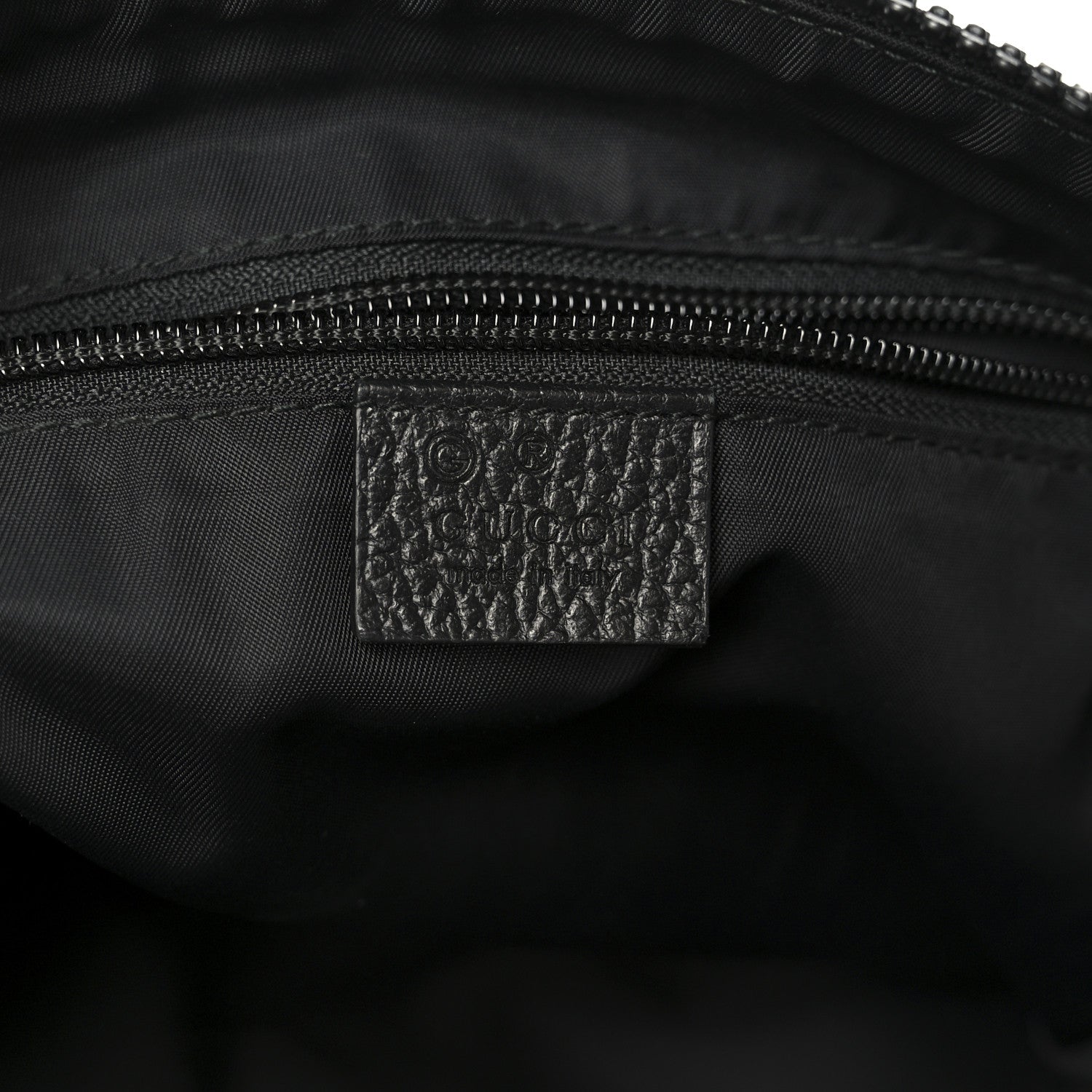 Nylon Monogram Dollar Calfskin Flat Messenger Bag Black