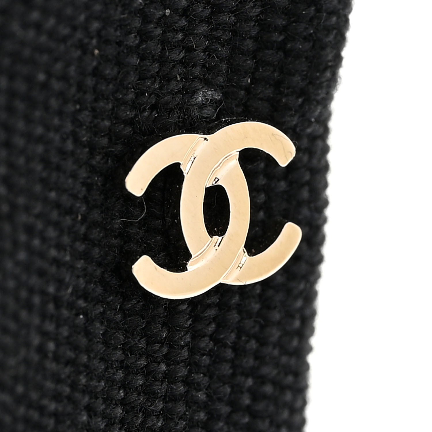 Grosgrain Bow CC Hair Clip Black