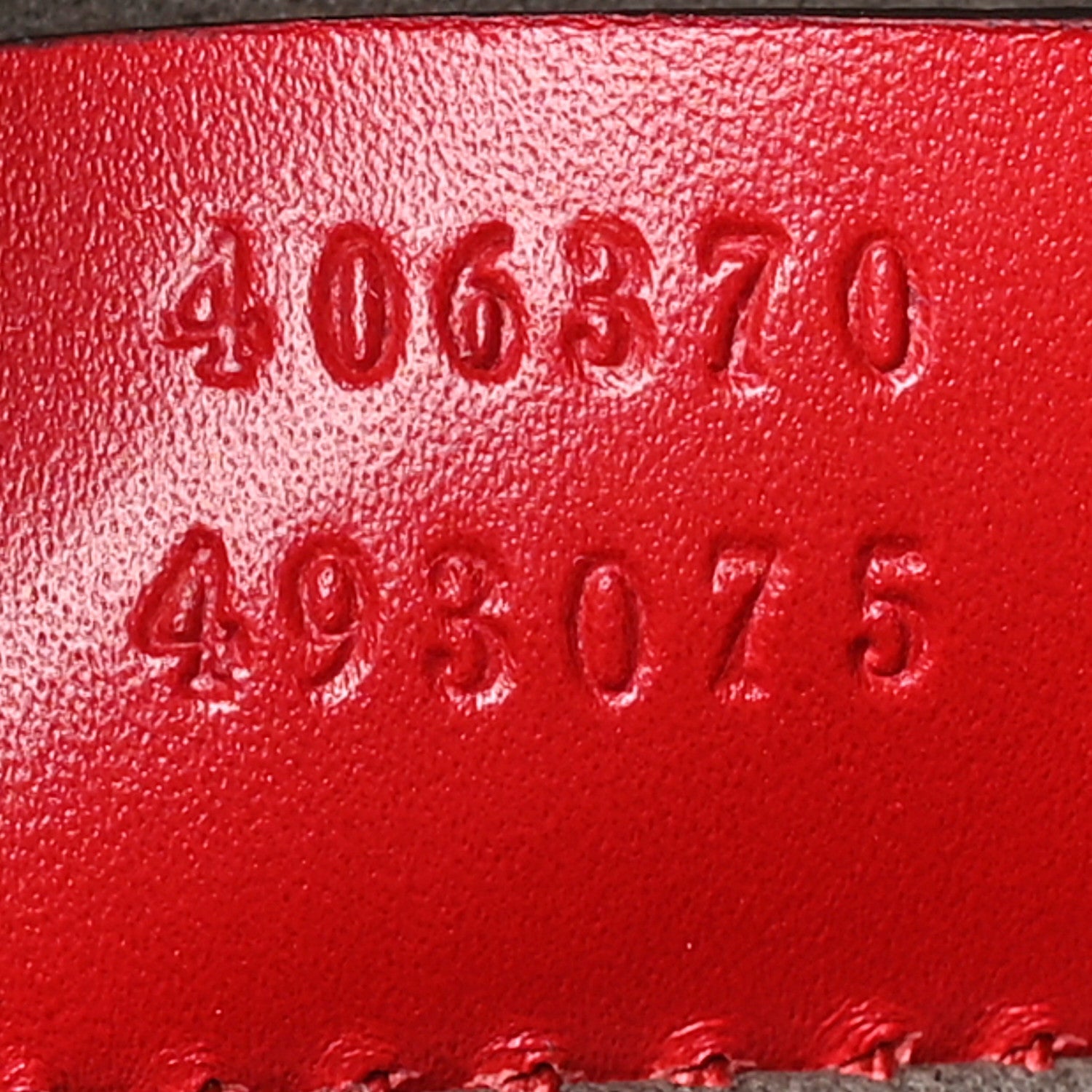 Guccissima Signature Day Backpack Hibiscus Red