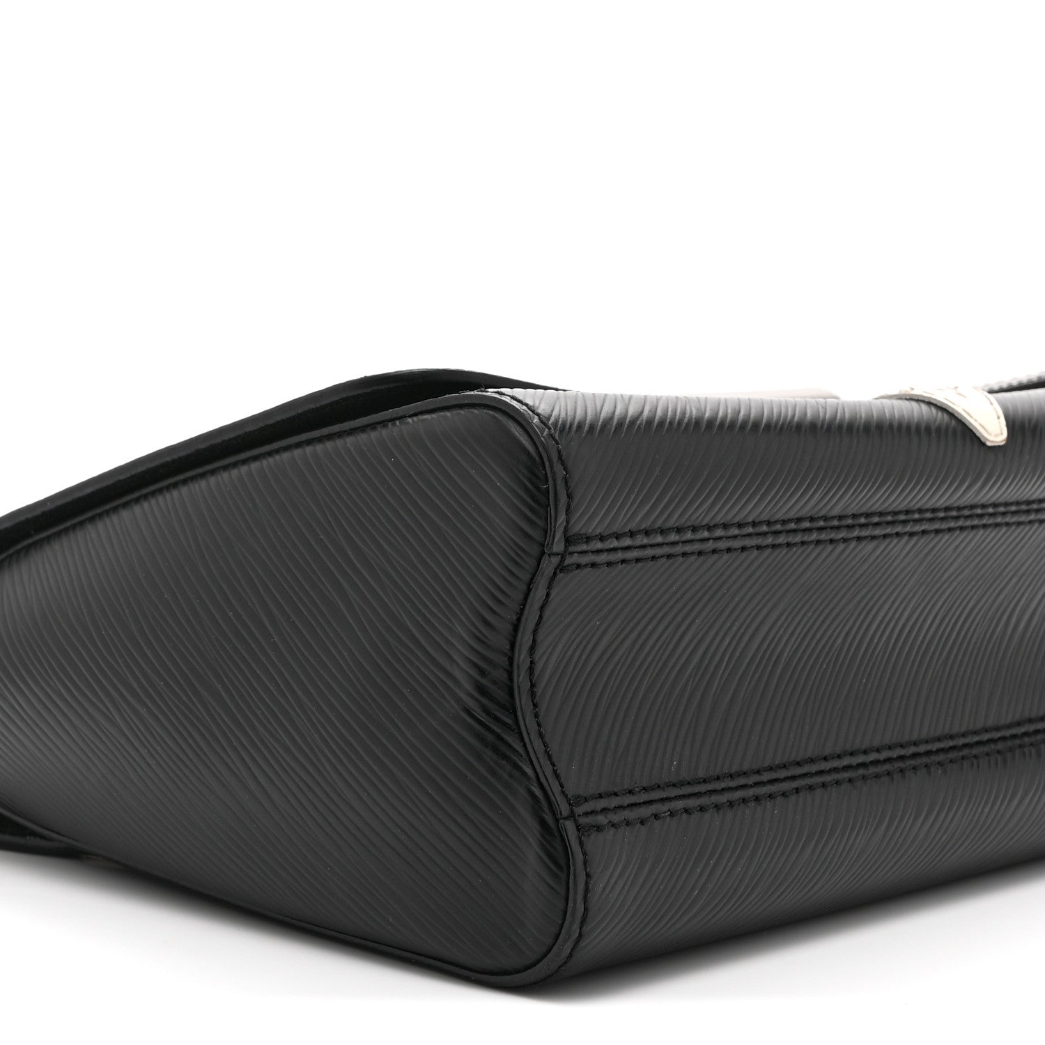 Epi Monogram Twist Shoulder Bag MM Black