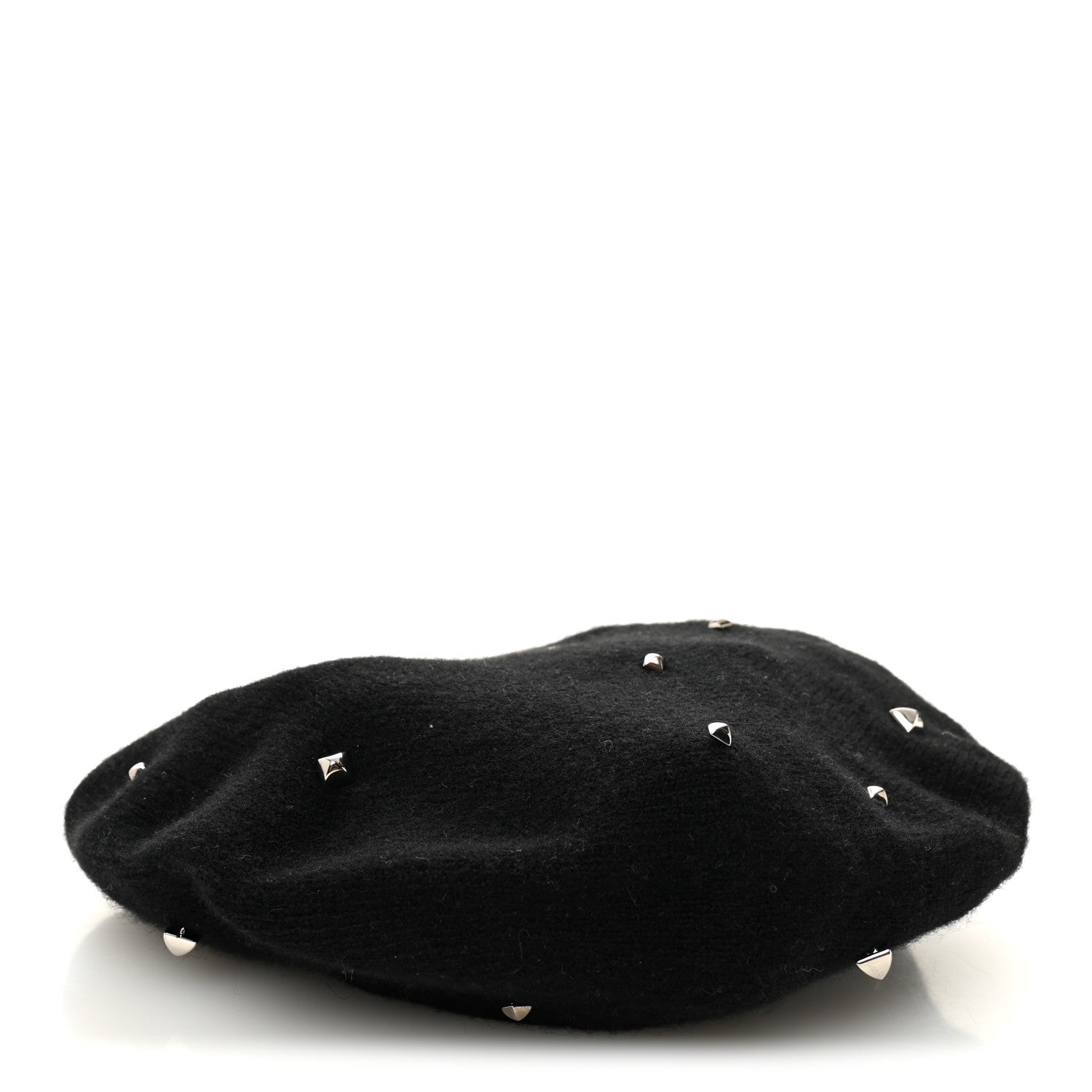 Cashmere Medor Studded Darling Beret S Black