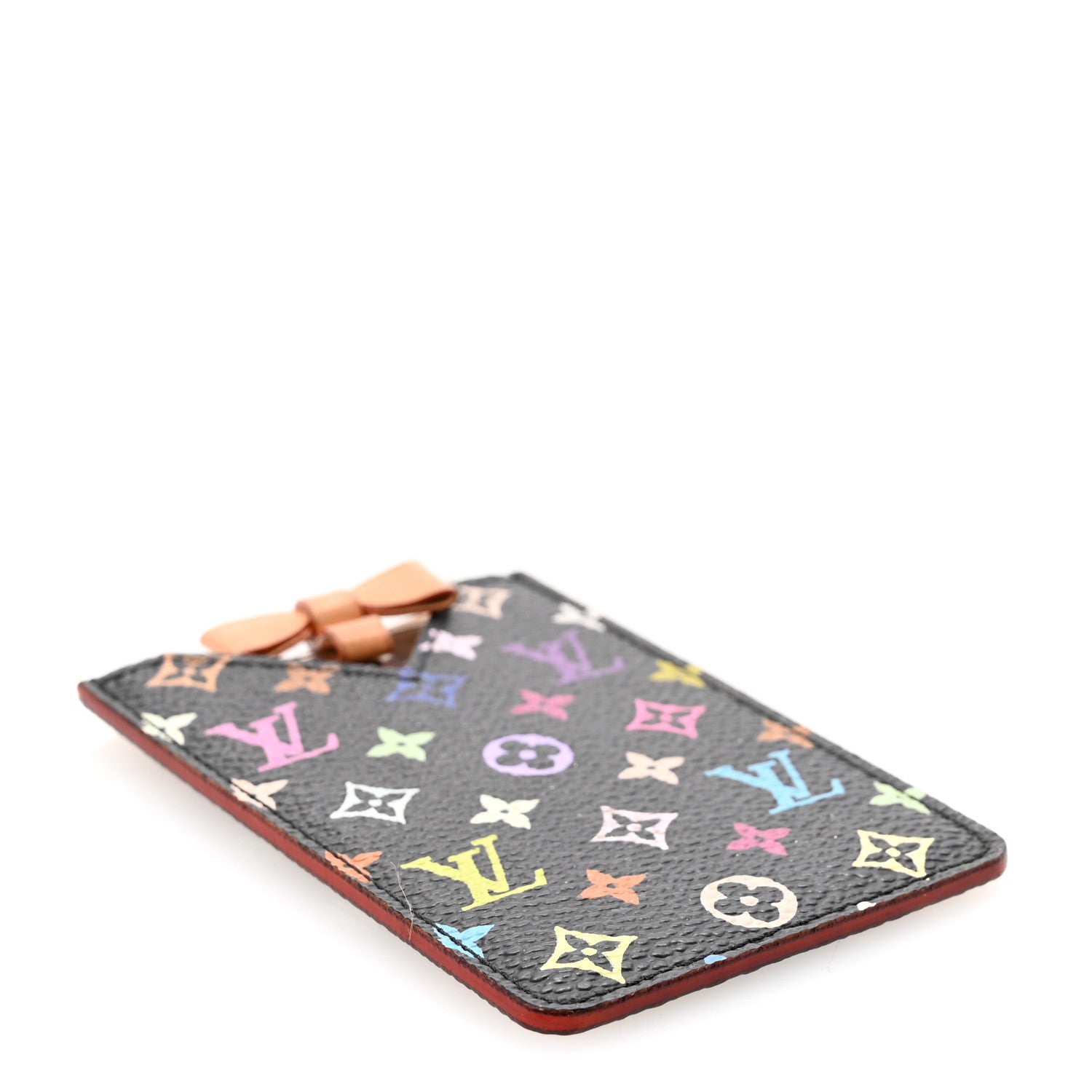 Monogram Multicolor Mirror and Case Pouch Black