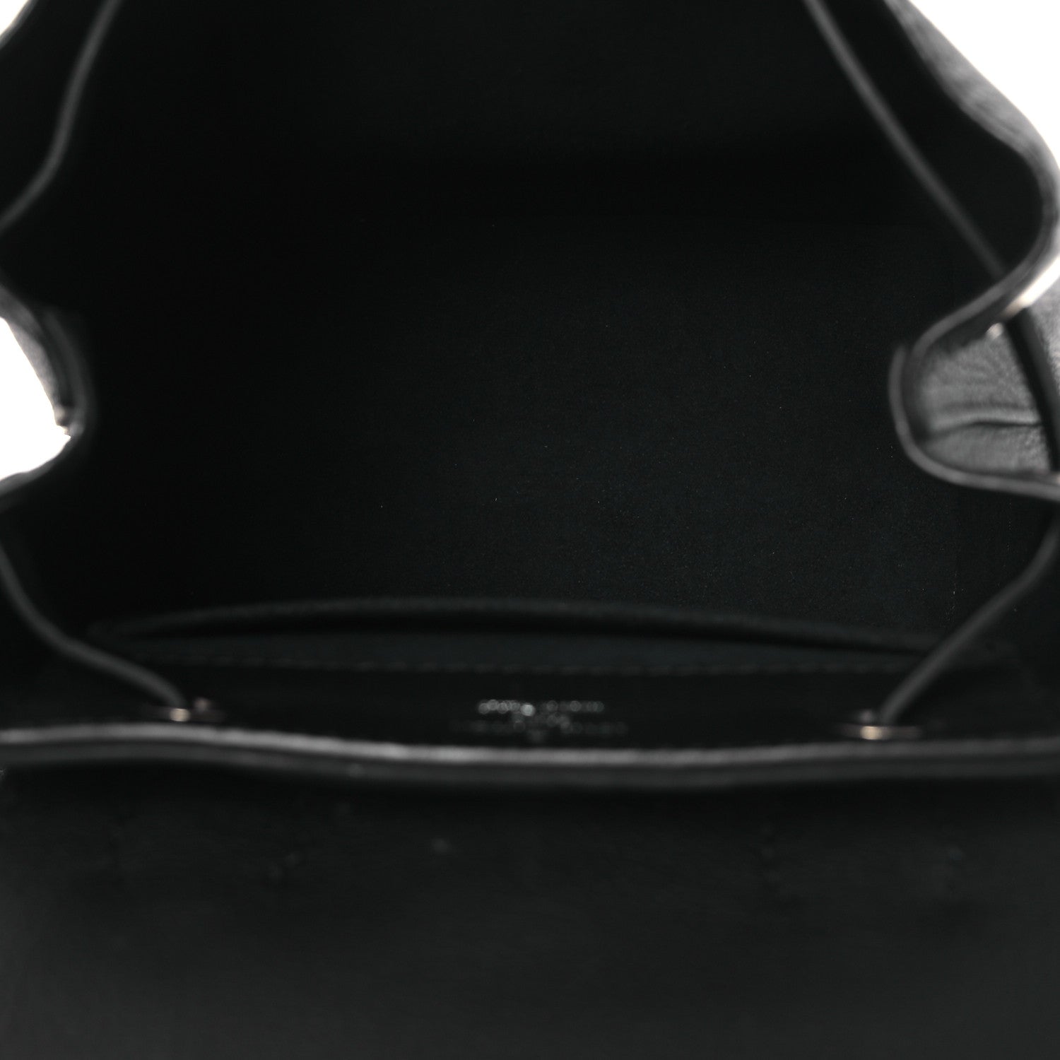 Calfskin Lockme Mini Backpack Black