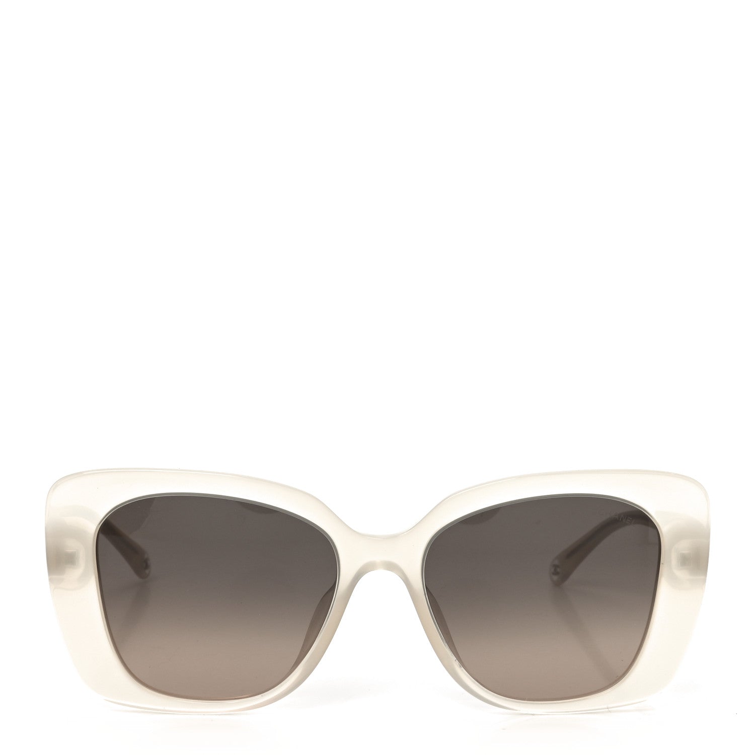 Acetate Rectangle Sunglasses 5504 Dark Beige