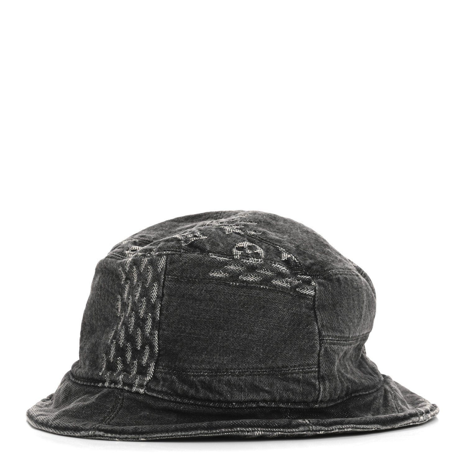 x NIGO Monogram Giant Denim Giant Damier Wave Sun Hat 60 Gray