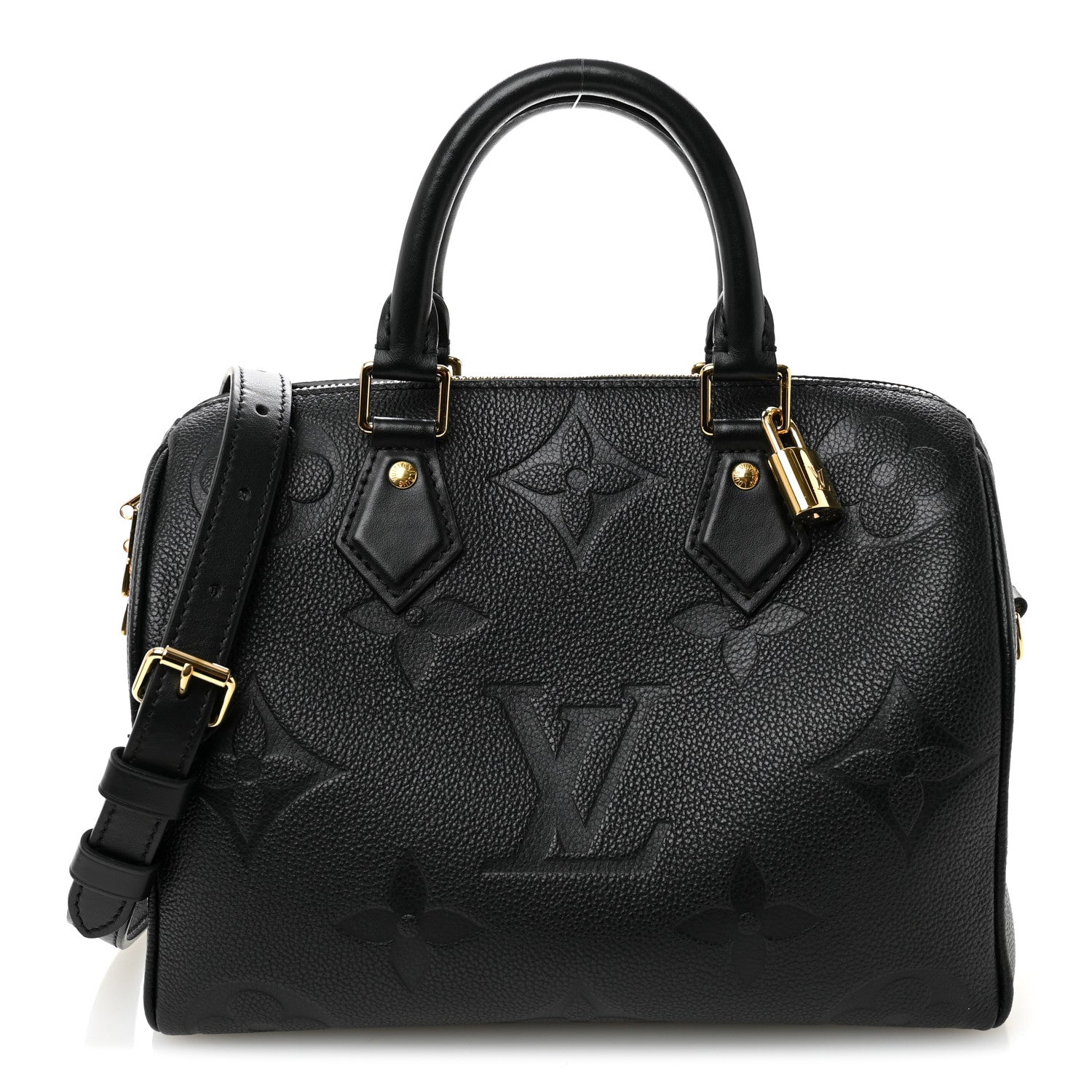 Empreinte Monogram Giant Speedy Bandouliere 25 Black