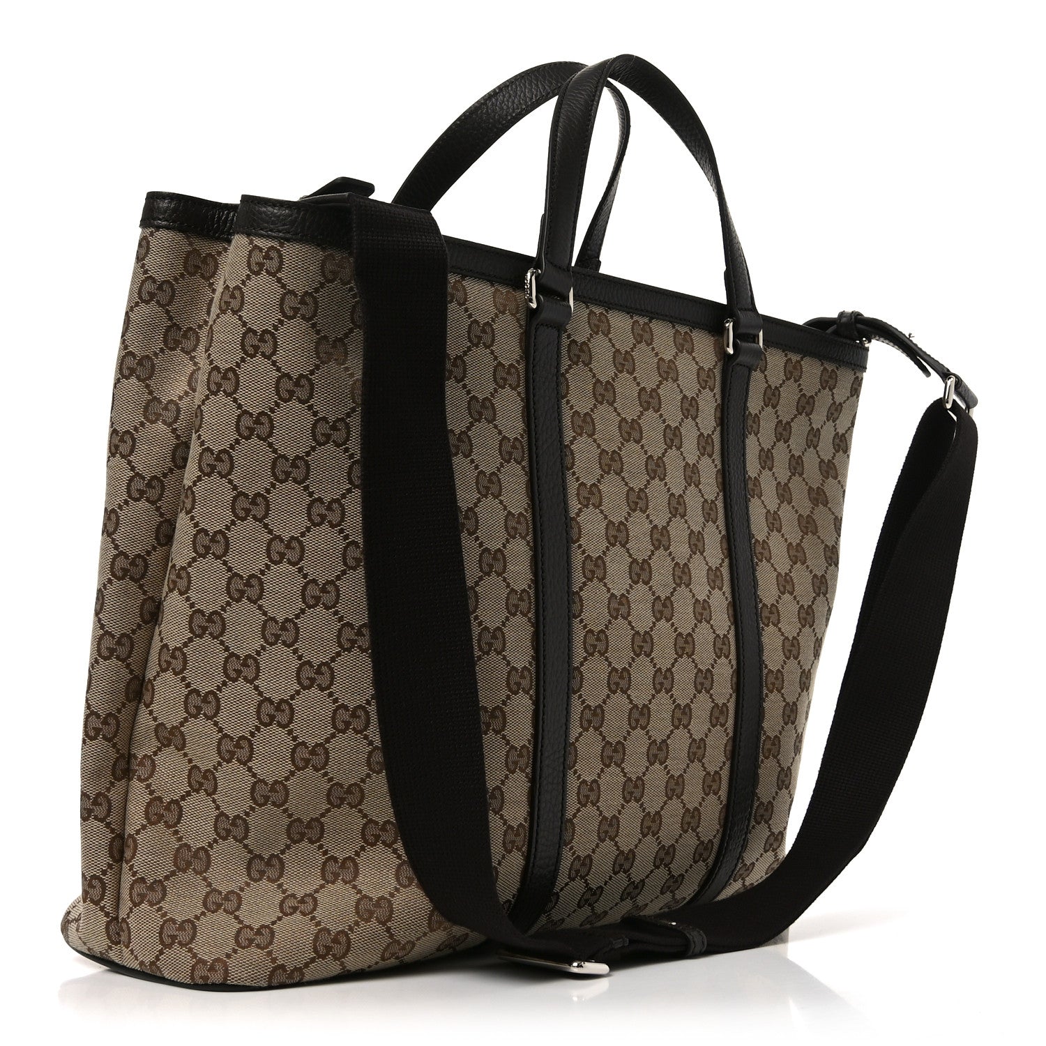 GG Monogram Large Joy Tote Bag Dark Brown