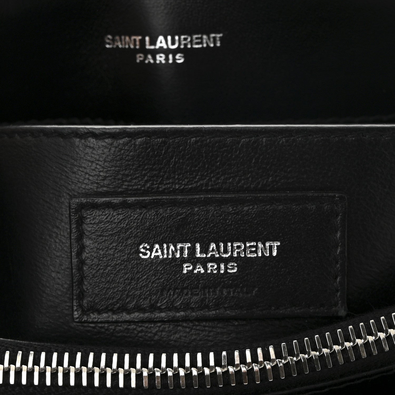 Calfskin Y Quilted Monogram Small Loulou Chain Satchel Black