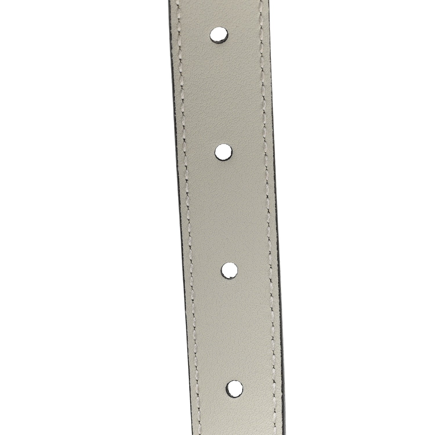 Calfskin Double G 20mm Belt 80 32 Mystic White