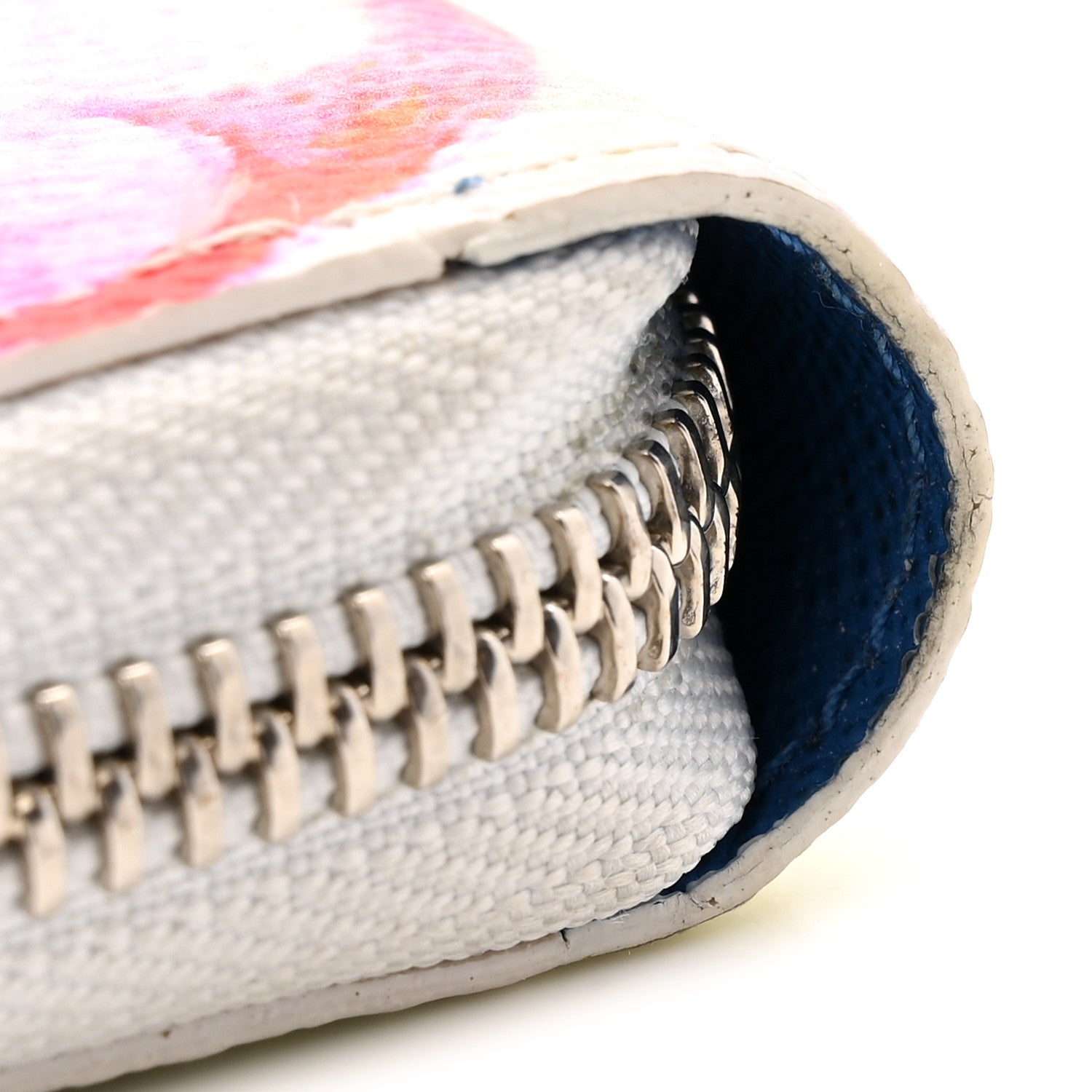 Monogram Watercolor Vertical Zippy Wallet