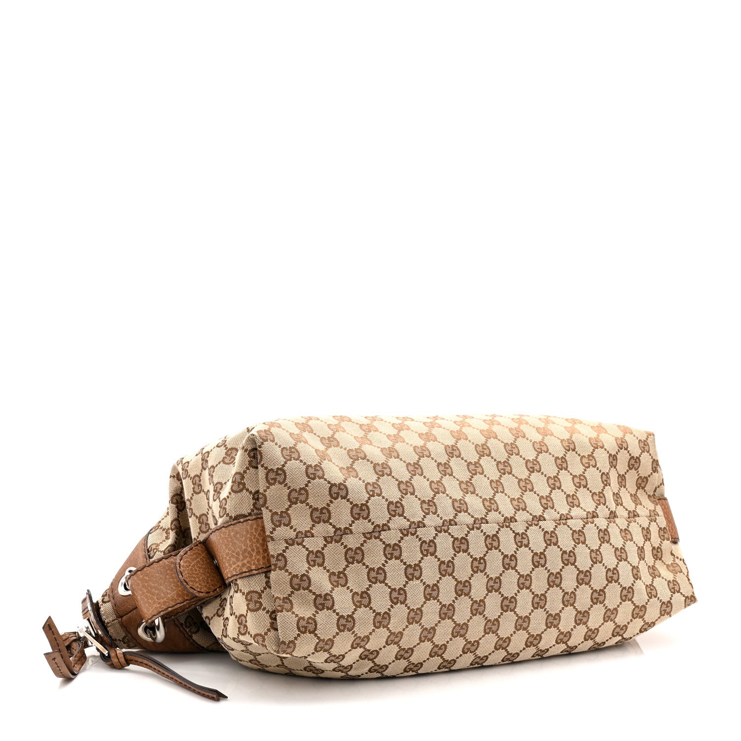 Monogram Bamboo Bar Medium Tote Brown