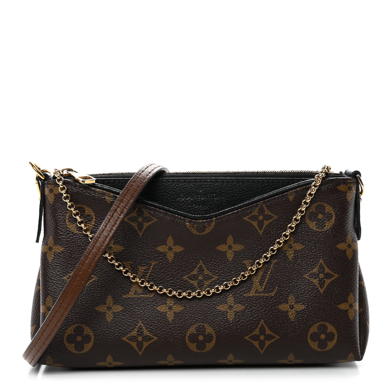 Monogram Pallas Clutch Black