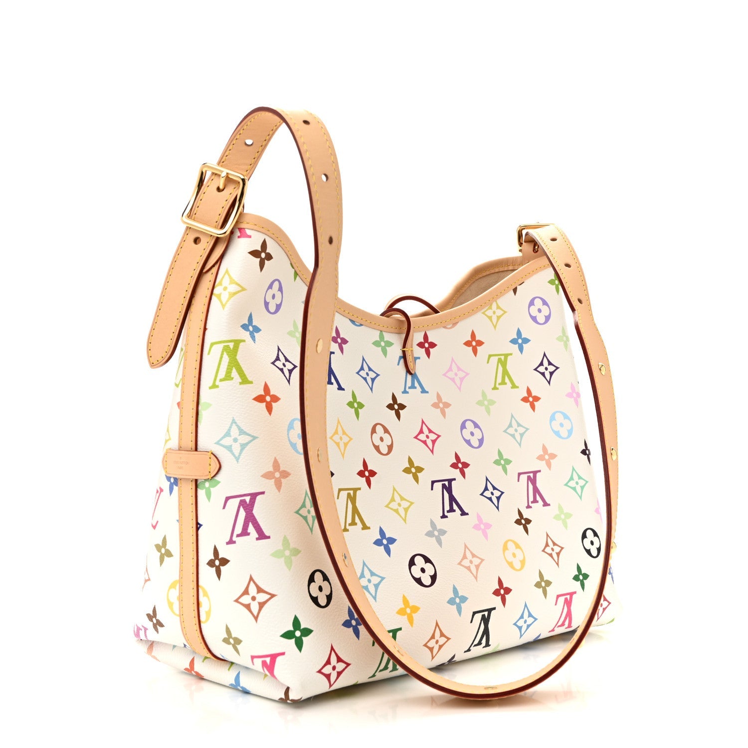 LV x TM Monogram Multicolor CarryAll PM White