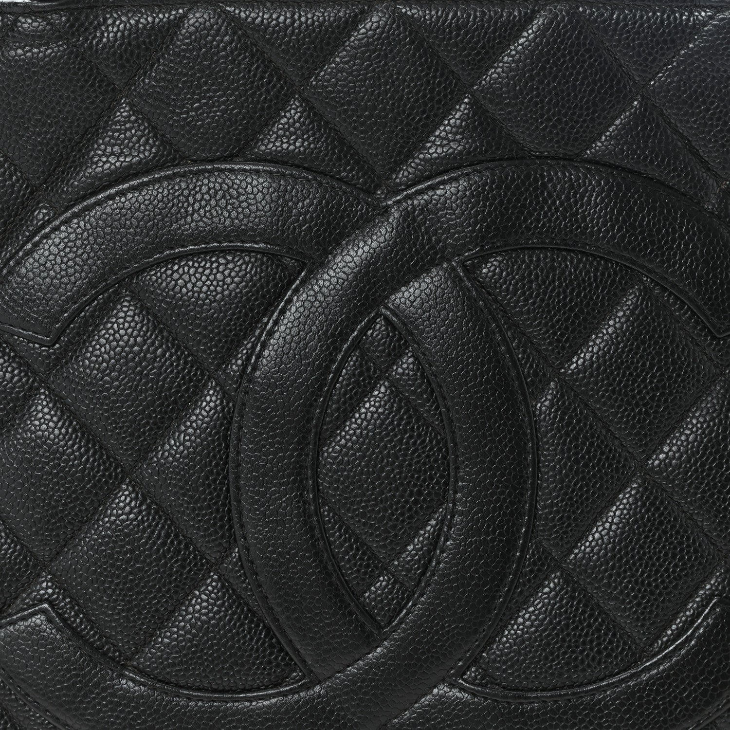 Caviar Quilted Medallion Tote