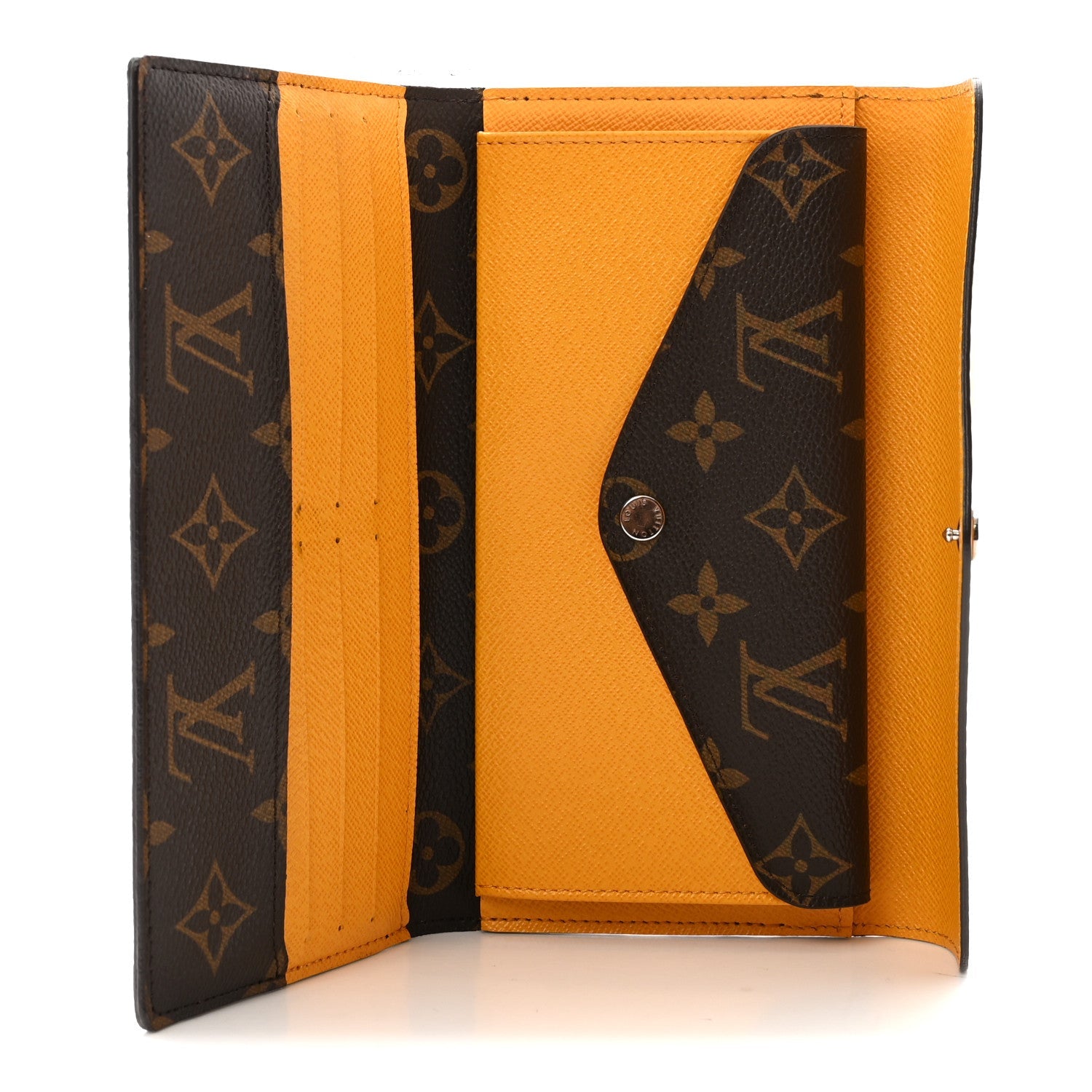 Monogram Epi Marie-Lou Long Wallet Citron