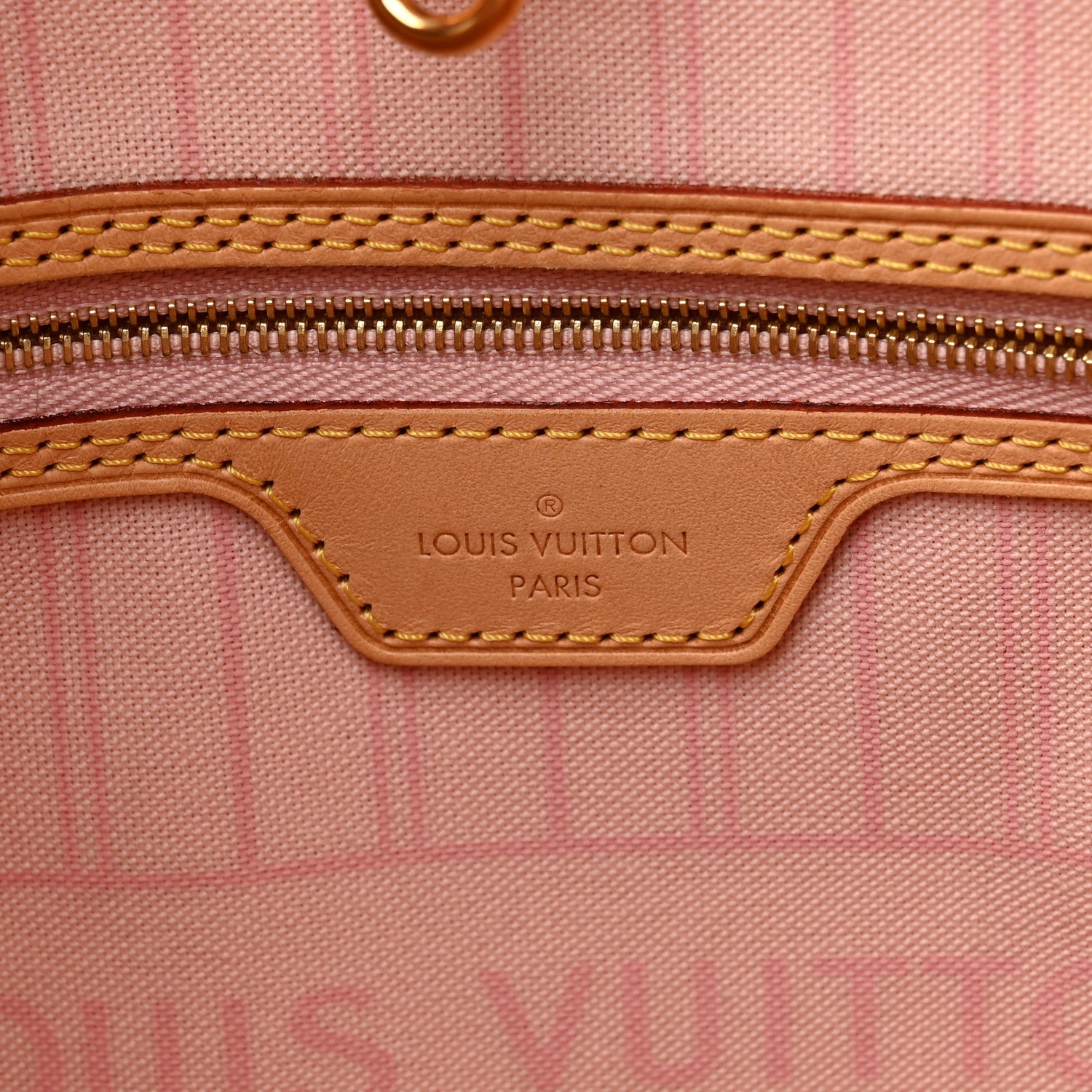 Damier Azur Neo Neverfull MM Rose Ballerine