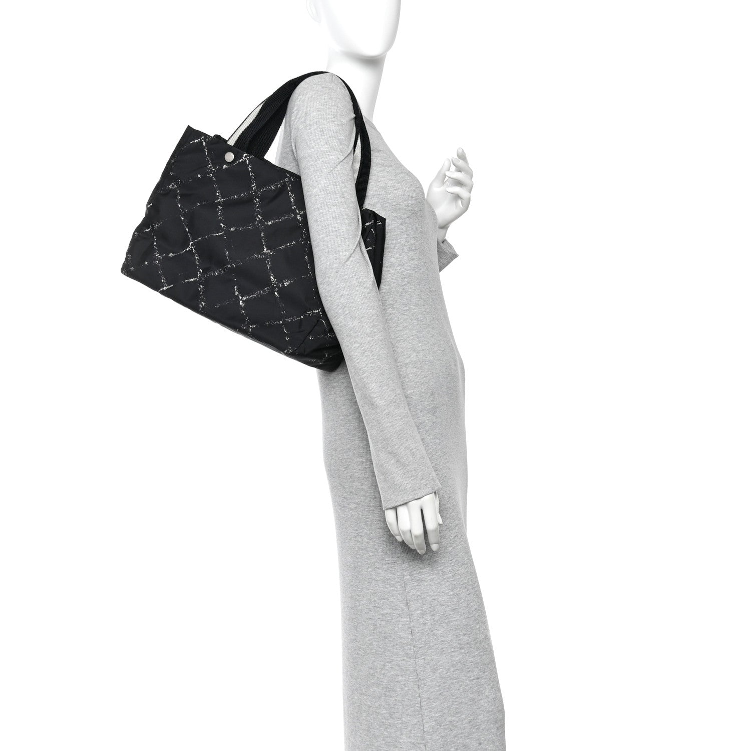 Nylon Travel Toiletry Tote Black