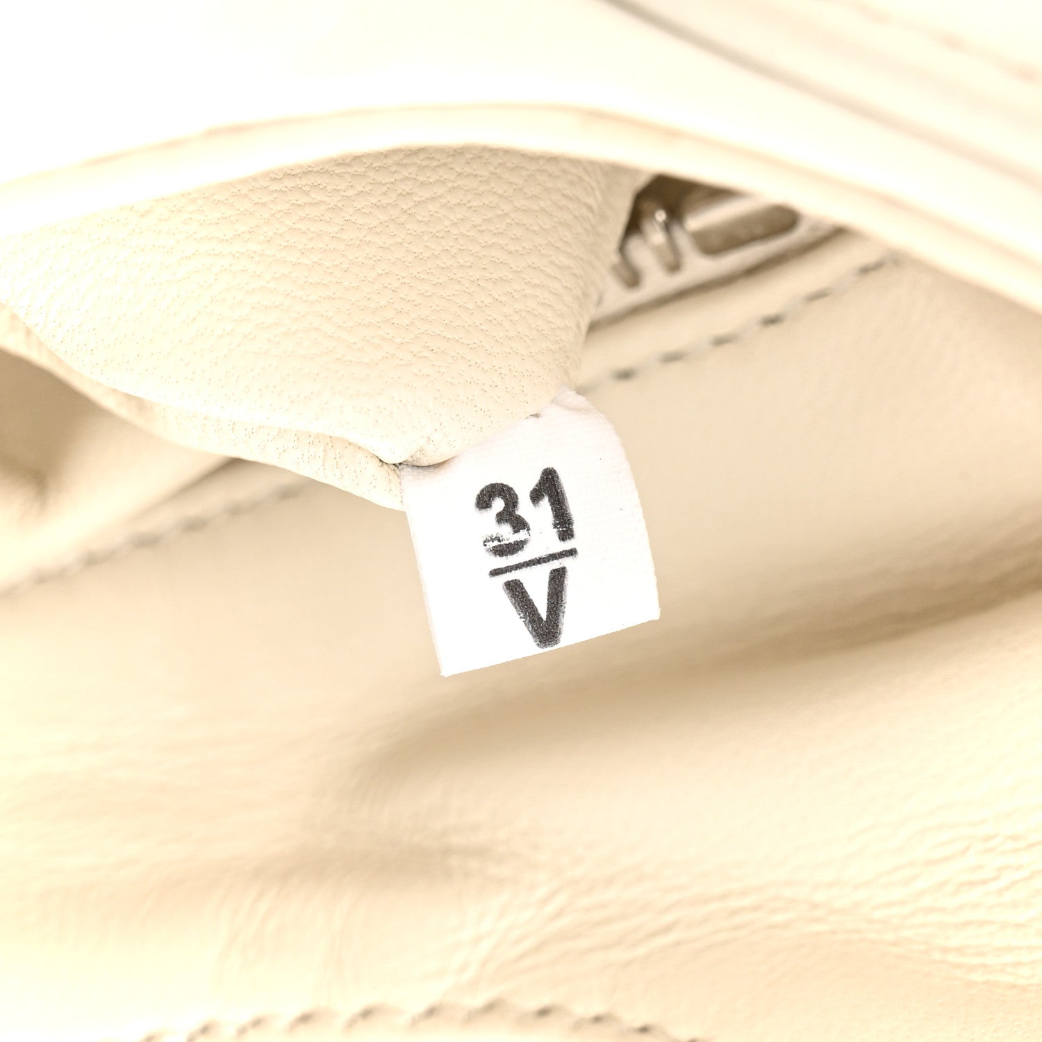 Nappa Soft Padded Re-Edition 2002 Moon Bag White