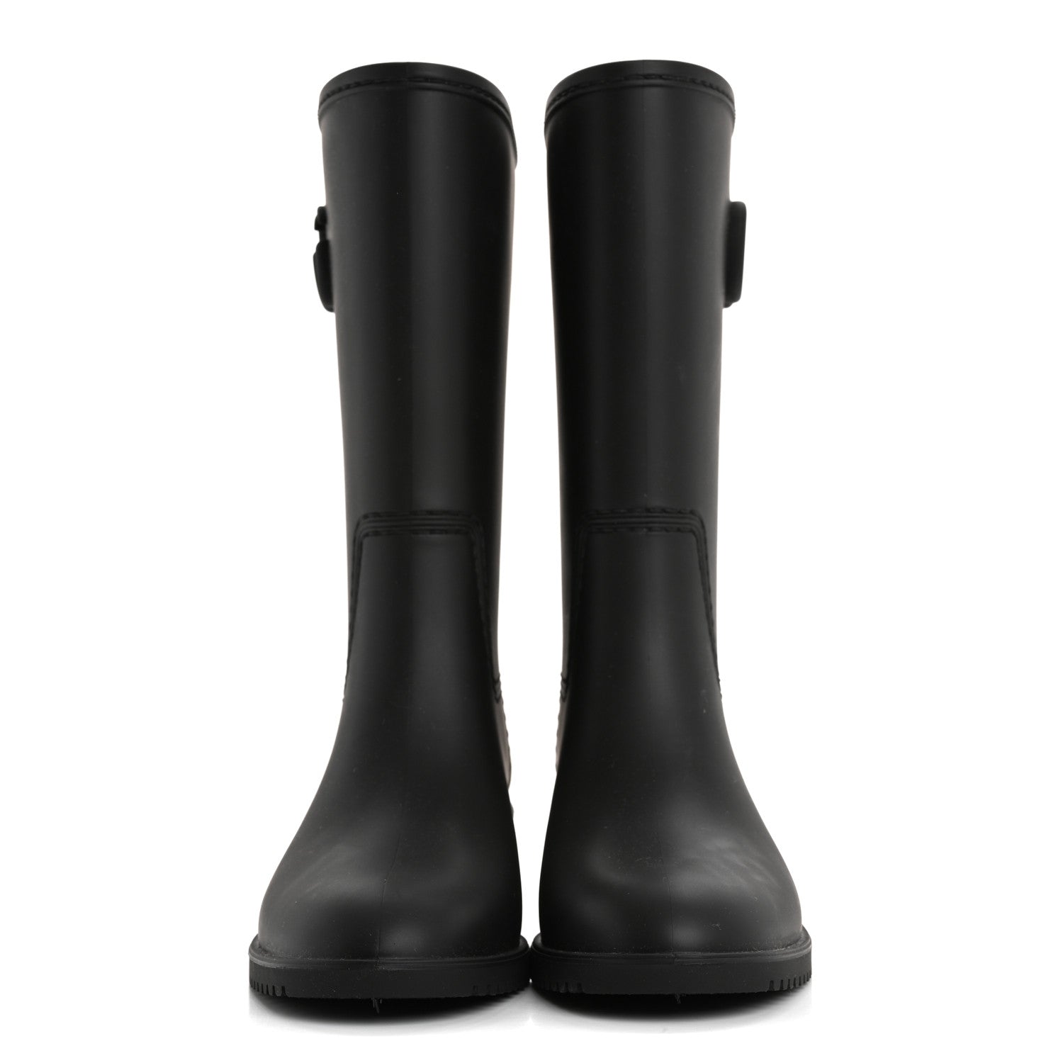 Rubber Double G Womens Rain Boots 37 Black