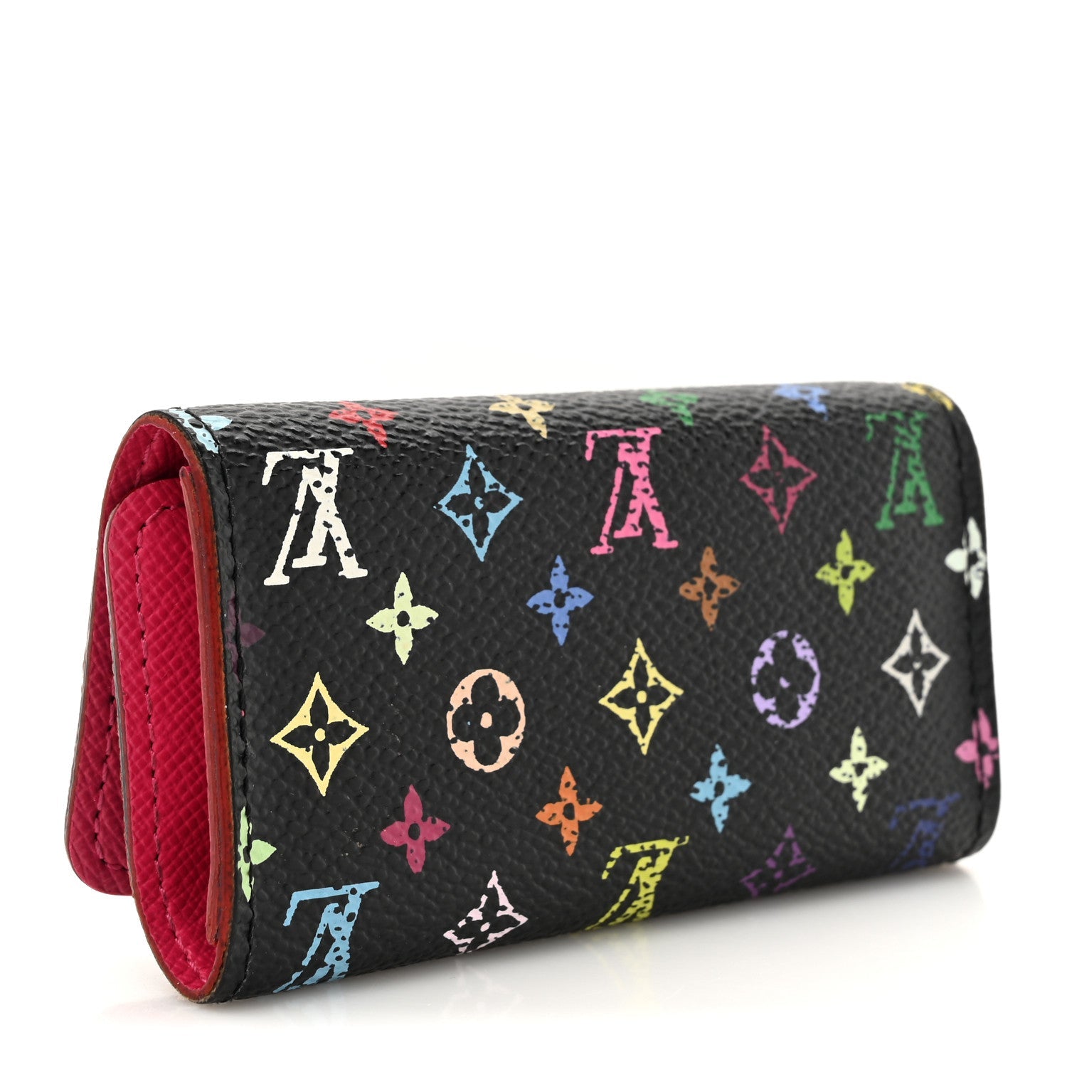 Monogram Multicolor Multicles 4 Key Holder Black Grenade