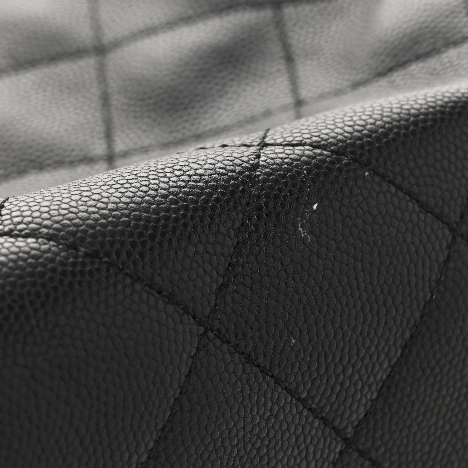 Caviar Quilted Medium Chanel 25 Handbag Black