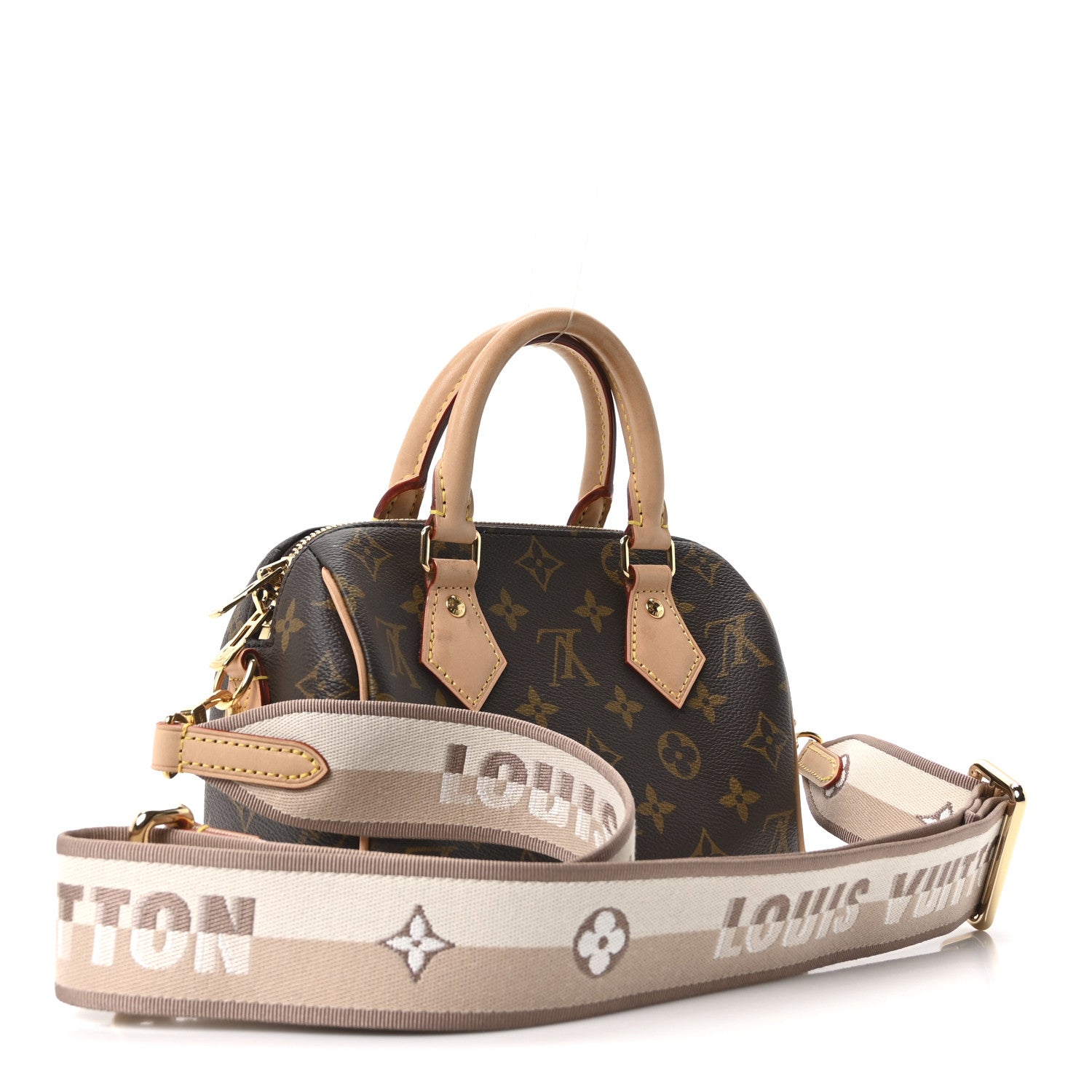 Monogram Speedy Bandouliere 20 Beige