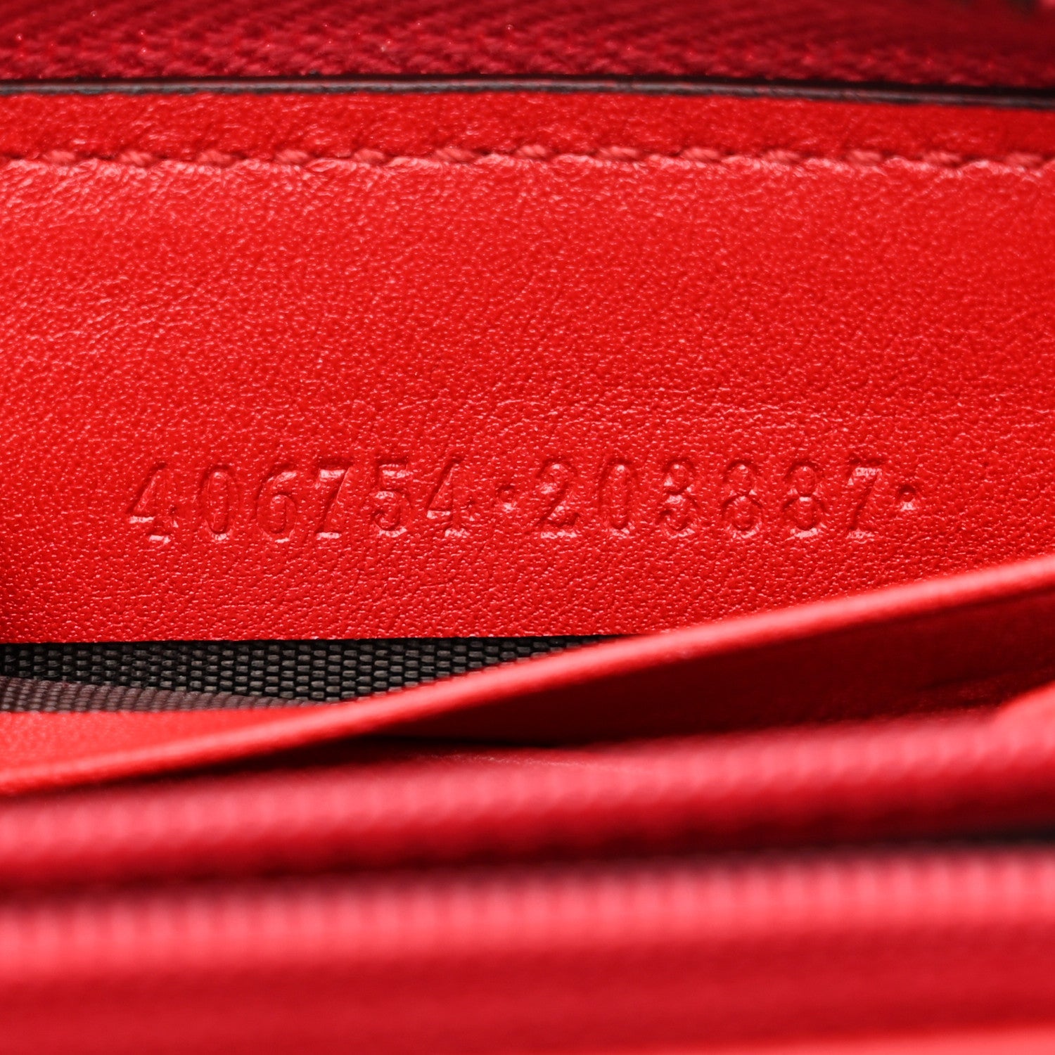 Suede Patent Web Ophidia Zip Around Wallet Hibiscus Red
