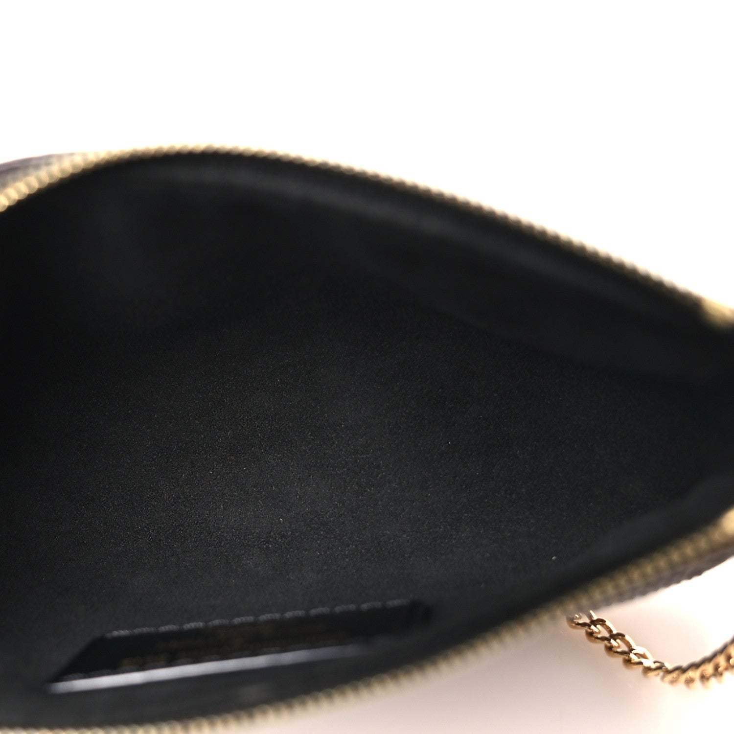 Damier Paillettes Mini Pochette Accessories Black