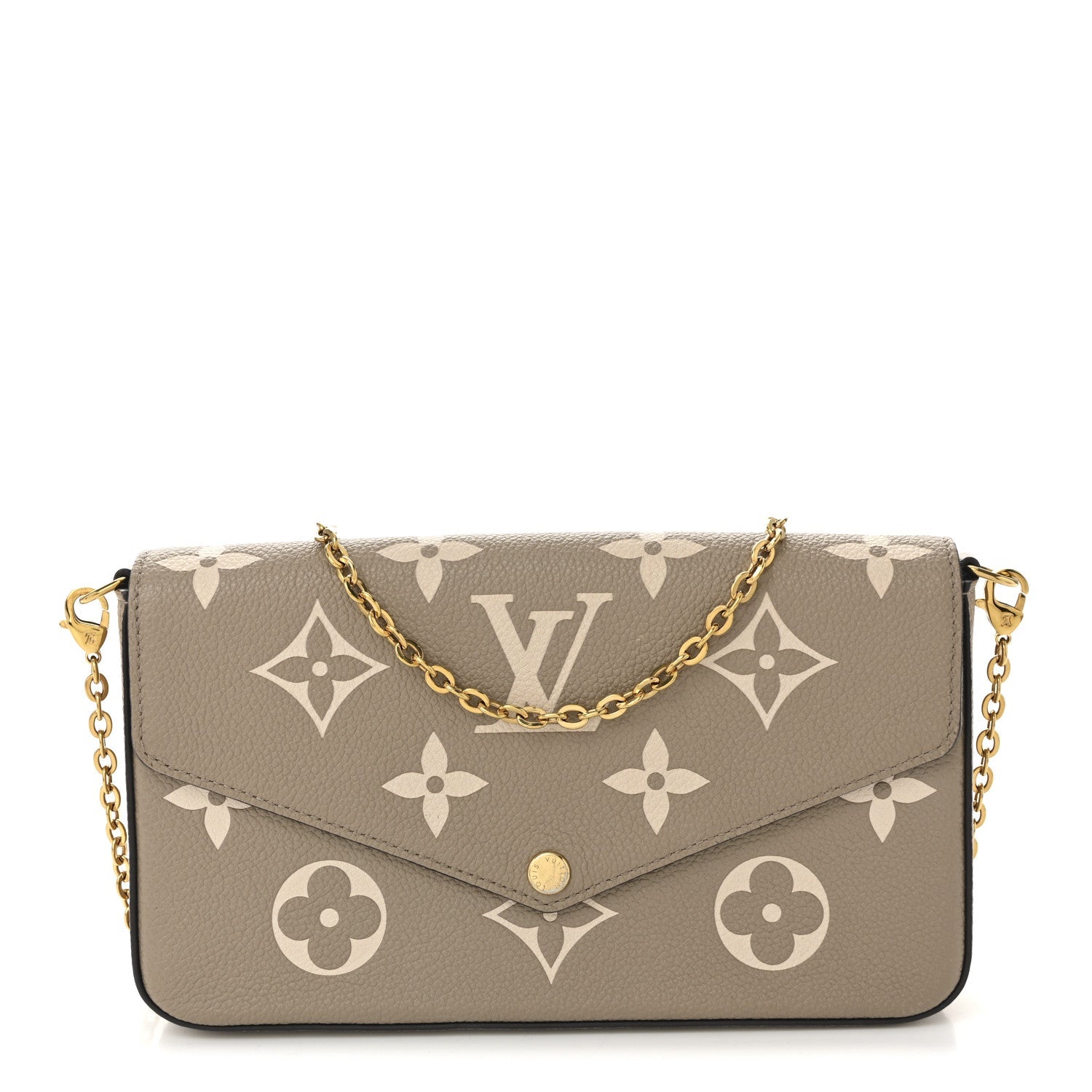 Empreinte Monogram Giant Felicie Pochette Tourterelle Creme