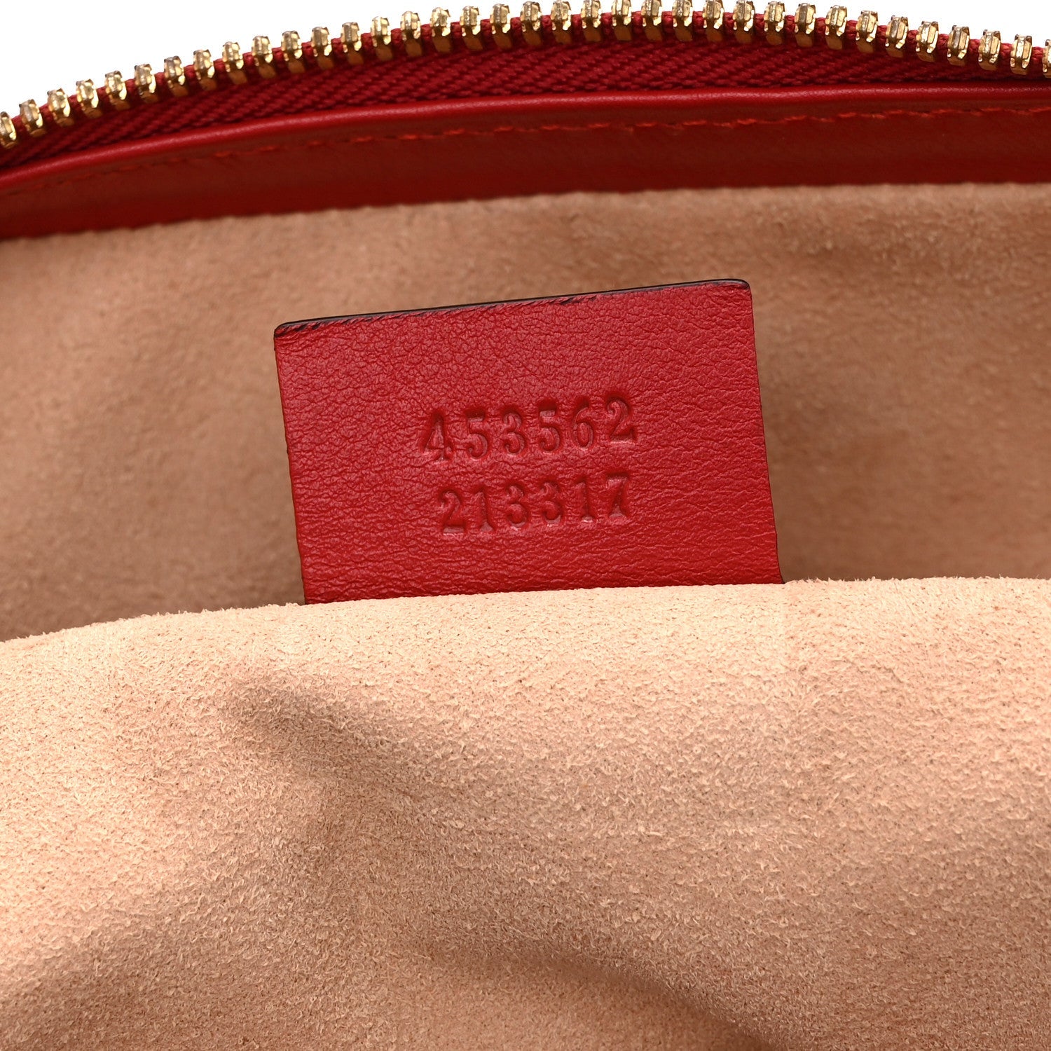 Apollo Calfskin GG Dadini Embroidered Chain Hobo Hibiscus Red