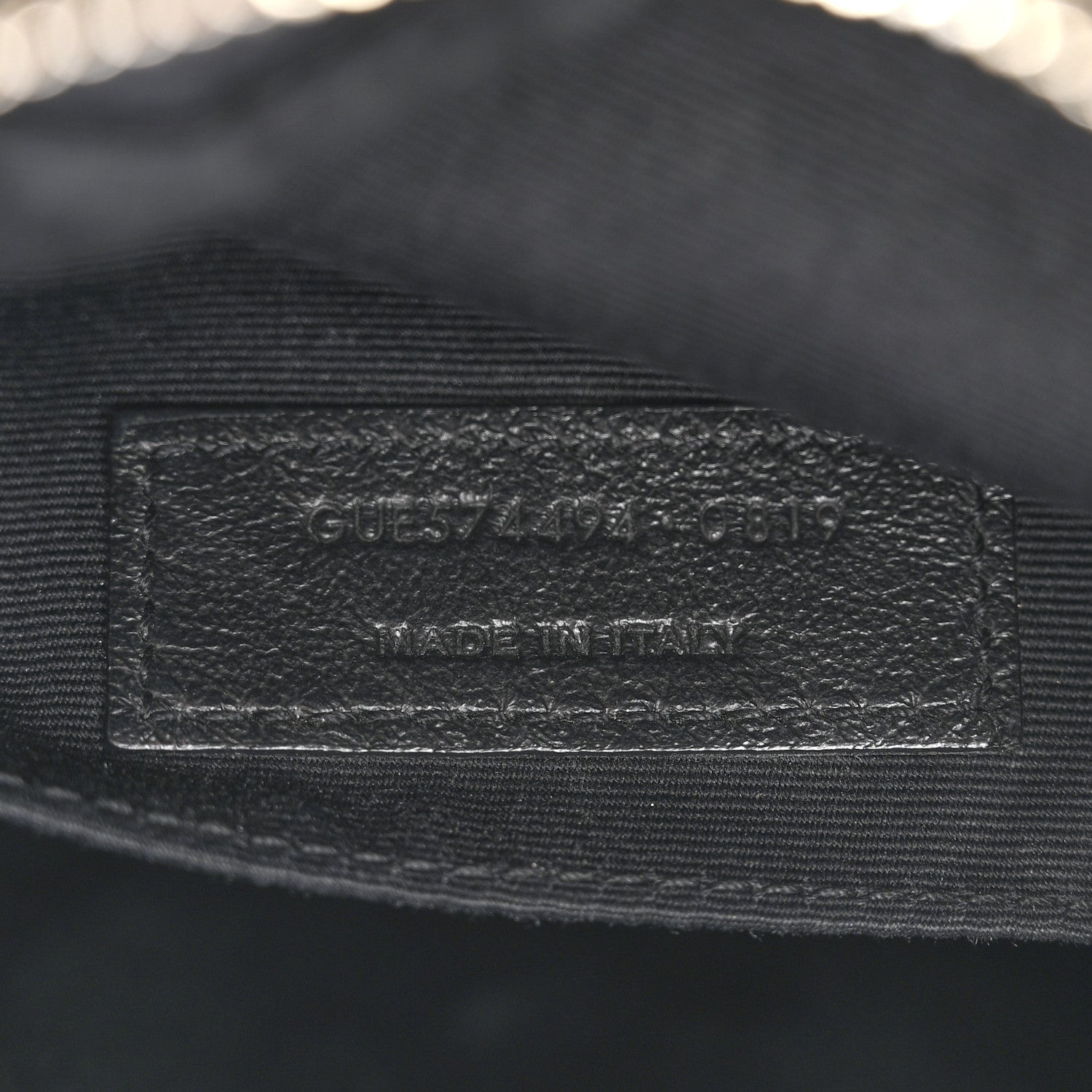 Calfskin Matelasse Monogram Lou Camera Bag Black