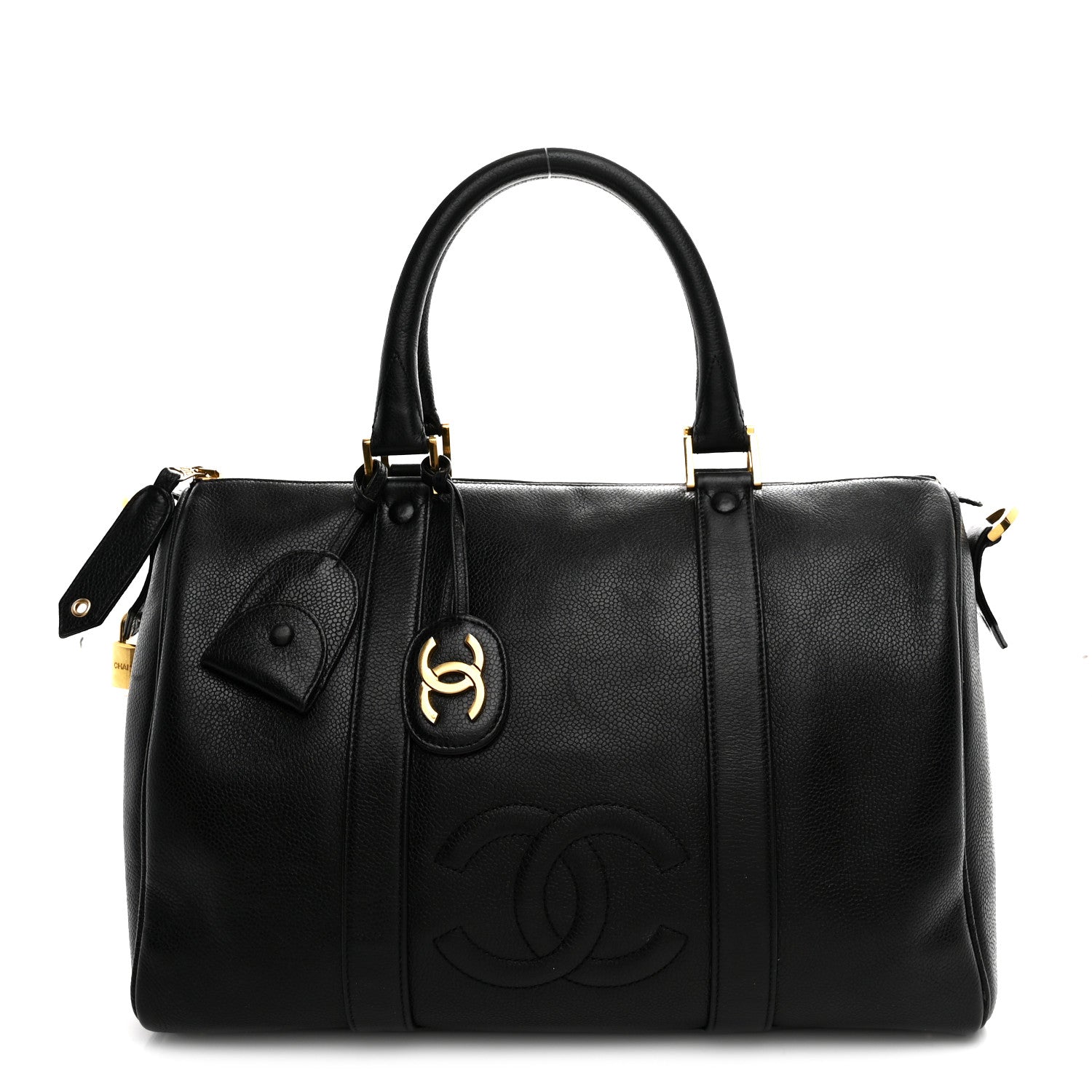 Caviar Timeless CC Duffel Bag Black