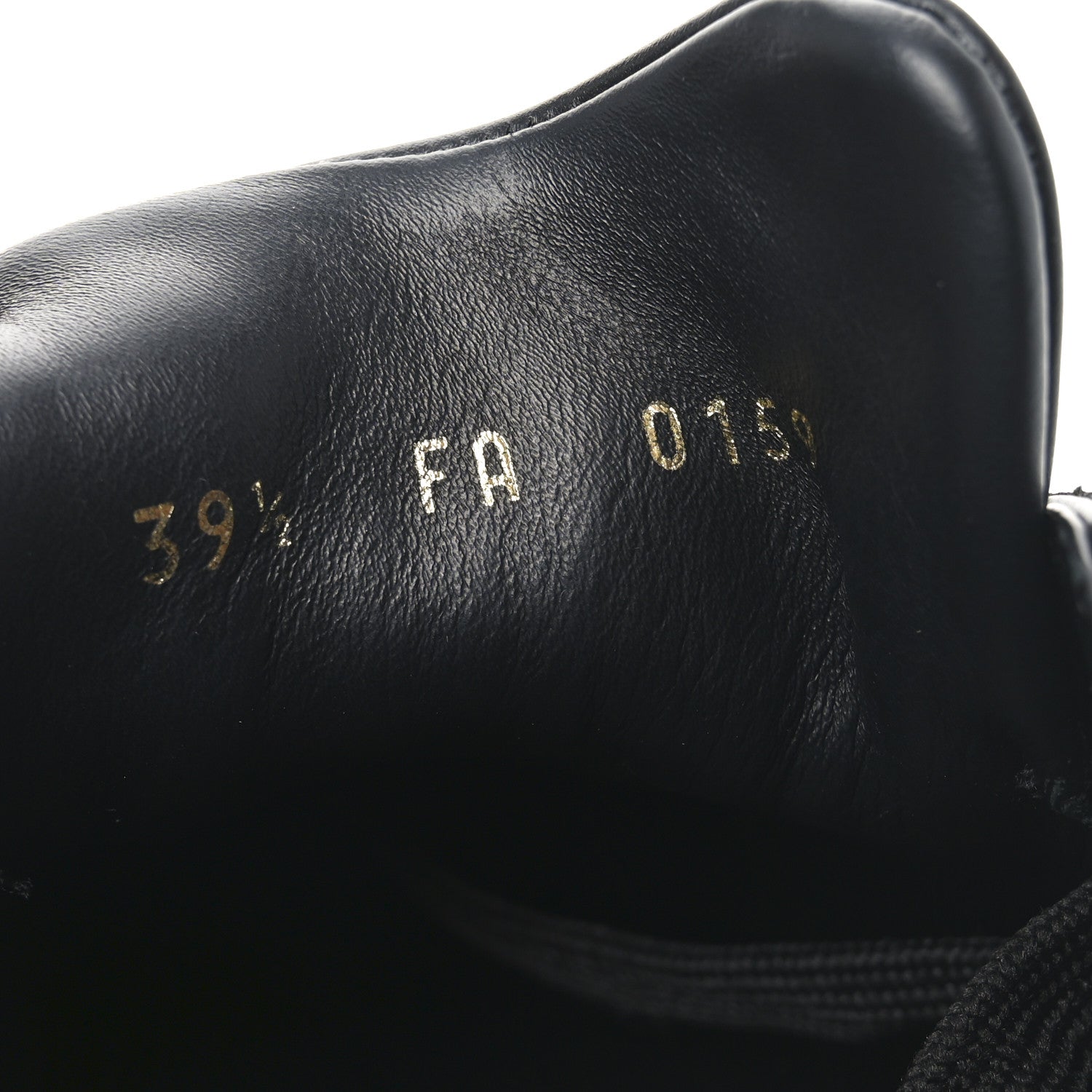 Calfskin Time Out Sneakers 39.5 Black