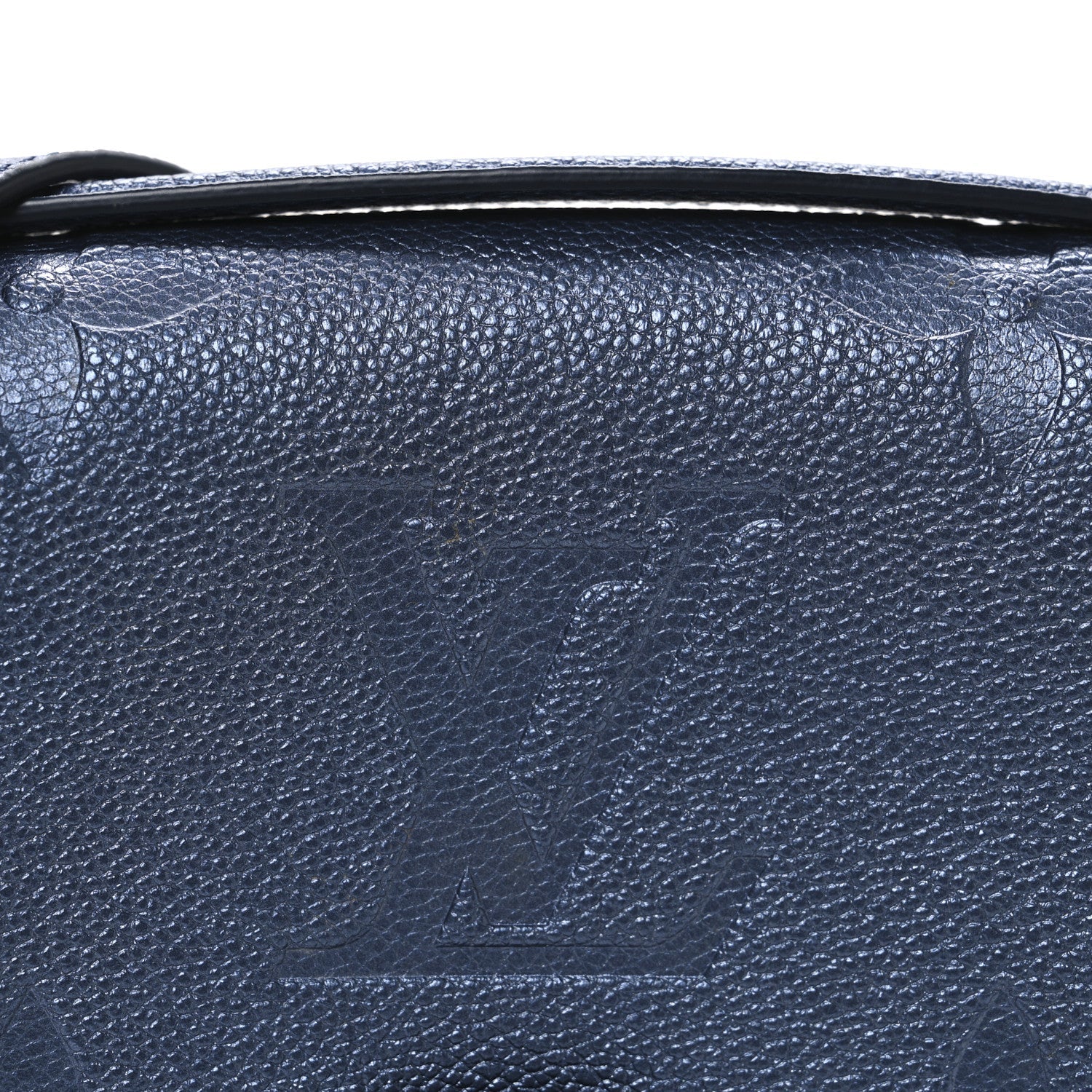 Metallic Empreinte Monogram Giant Pochette Metis Navy Nacre