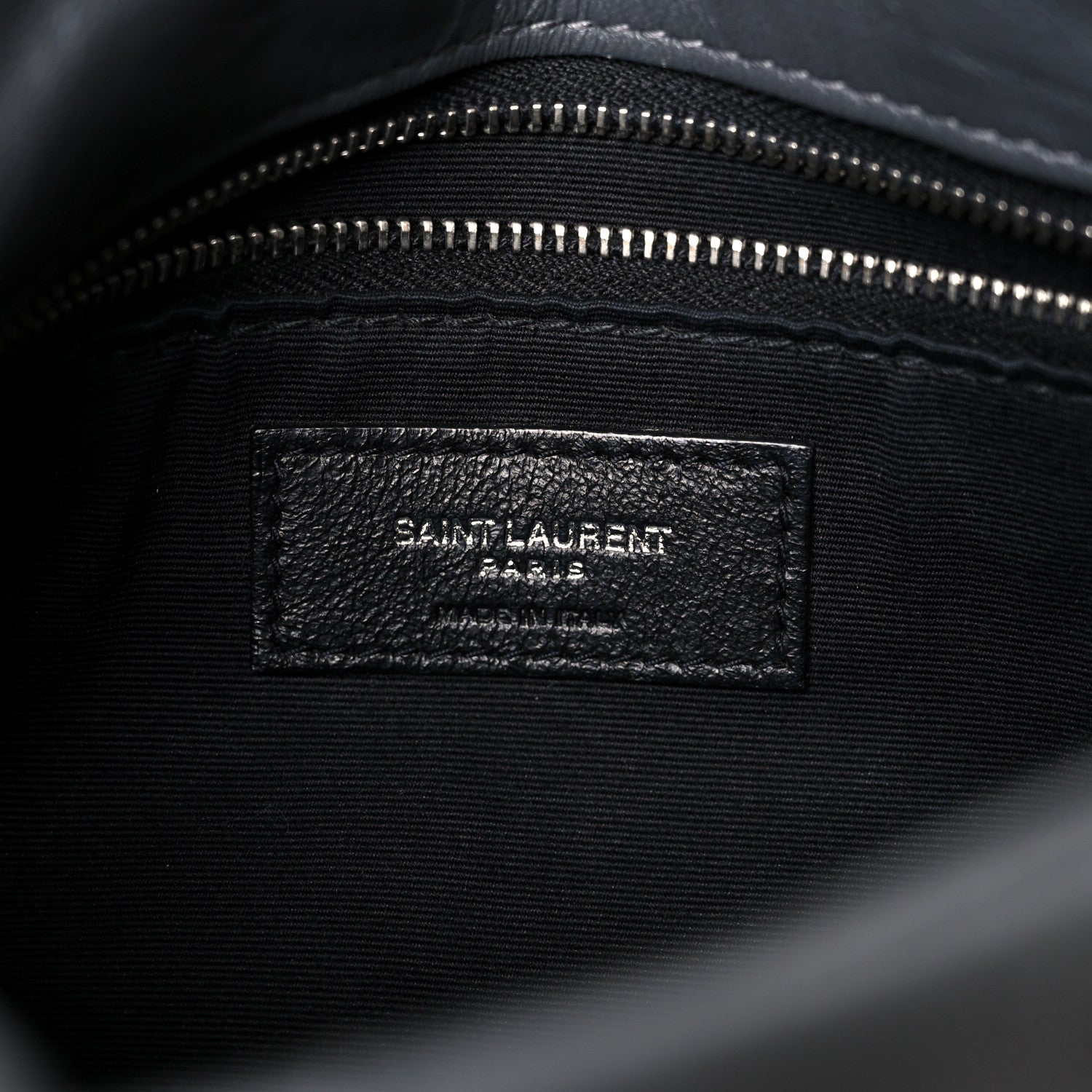 Lambskin Quilted Small Loulou Puffer Monogram Chain Satchel Storm